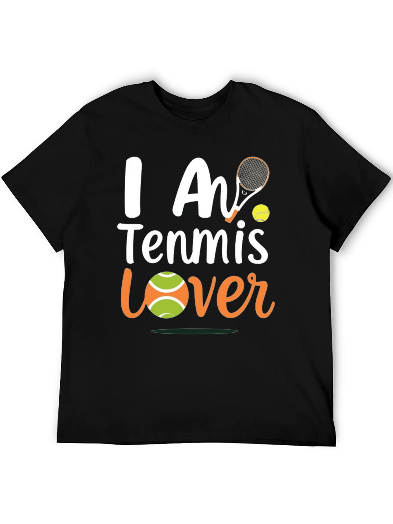 I Am Tennis Lover T-Shirt - Black