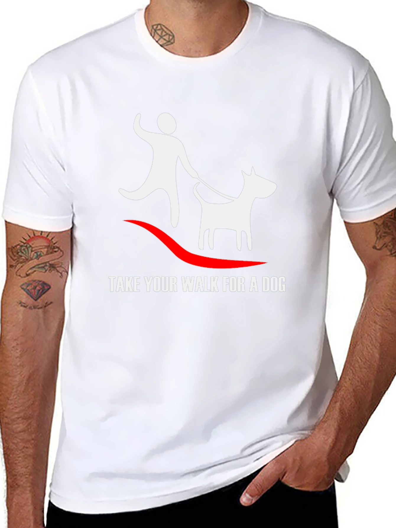 Walk Your Dog Graphic T-Shirt