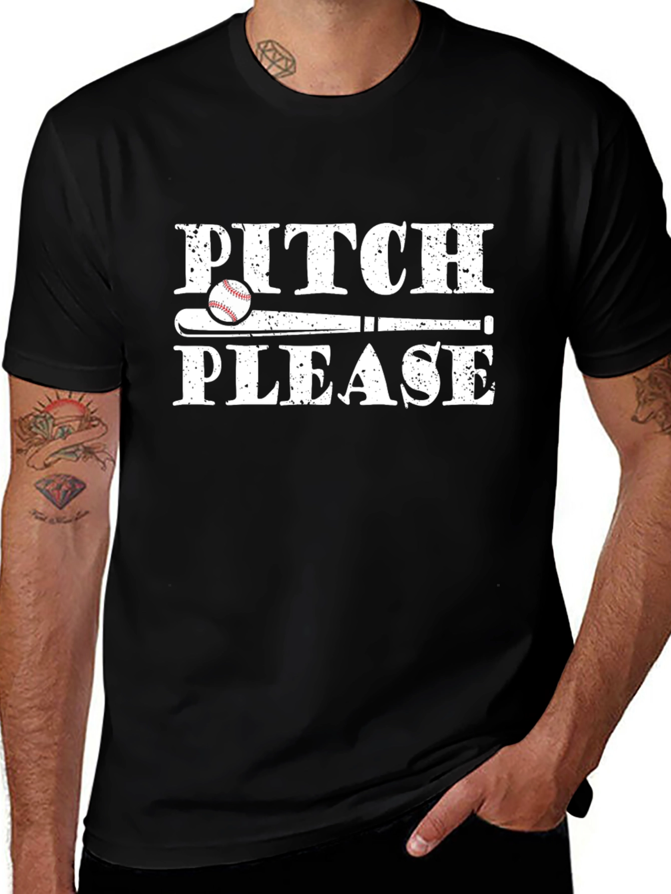 Pitch Please Baseball T-Shirt