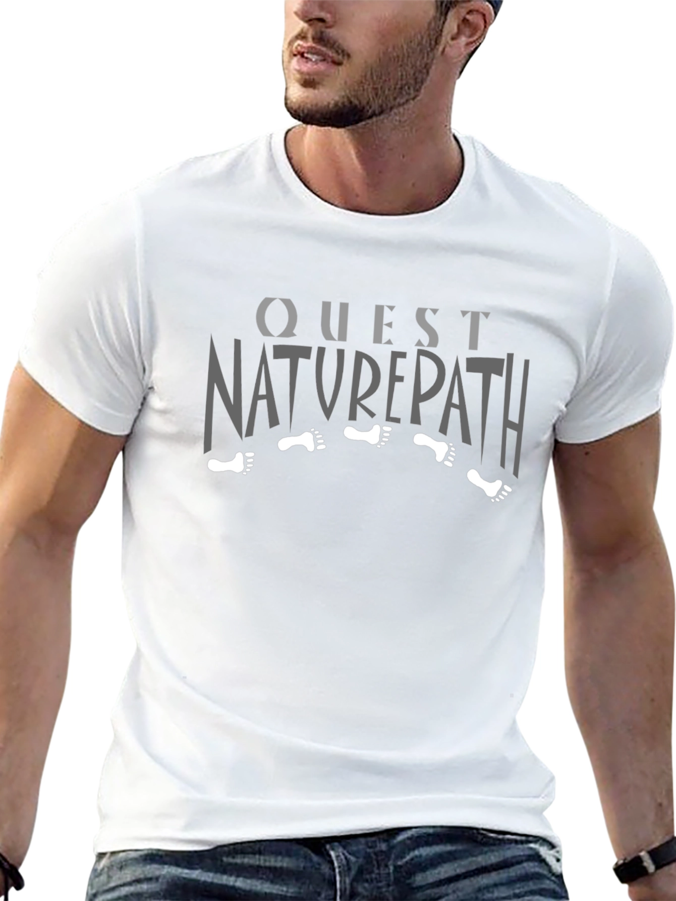 Quest Naturepath Black Graphic T-Shirt
