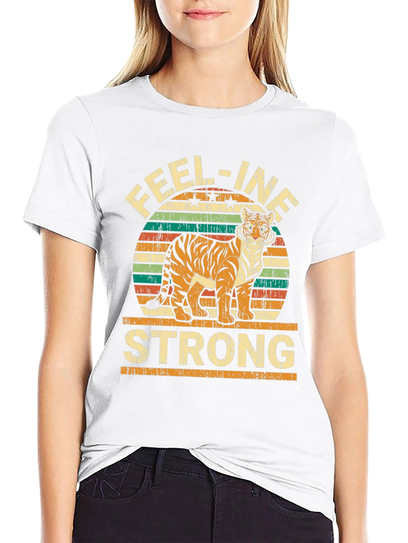 Feel-ine Strong Tiger Graphic Tee