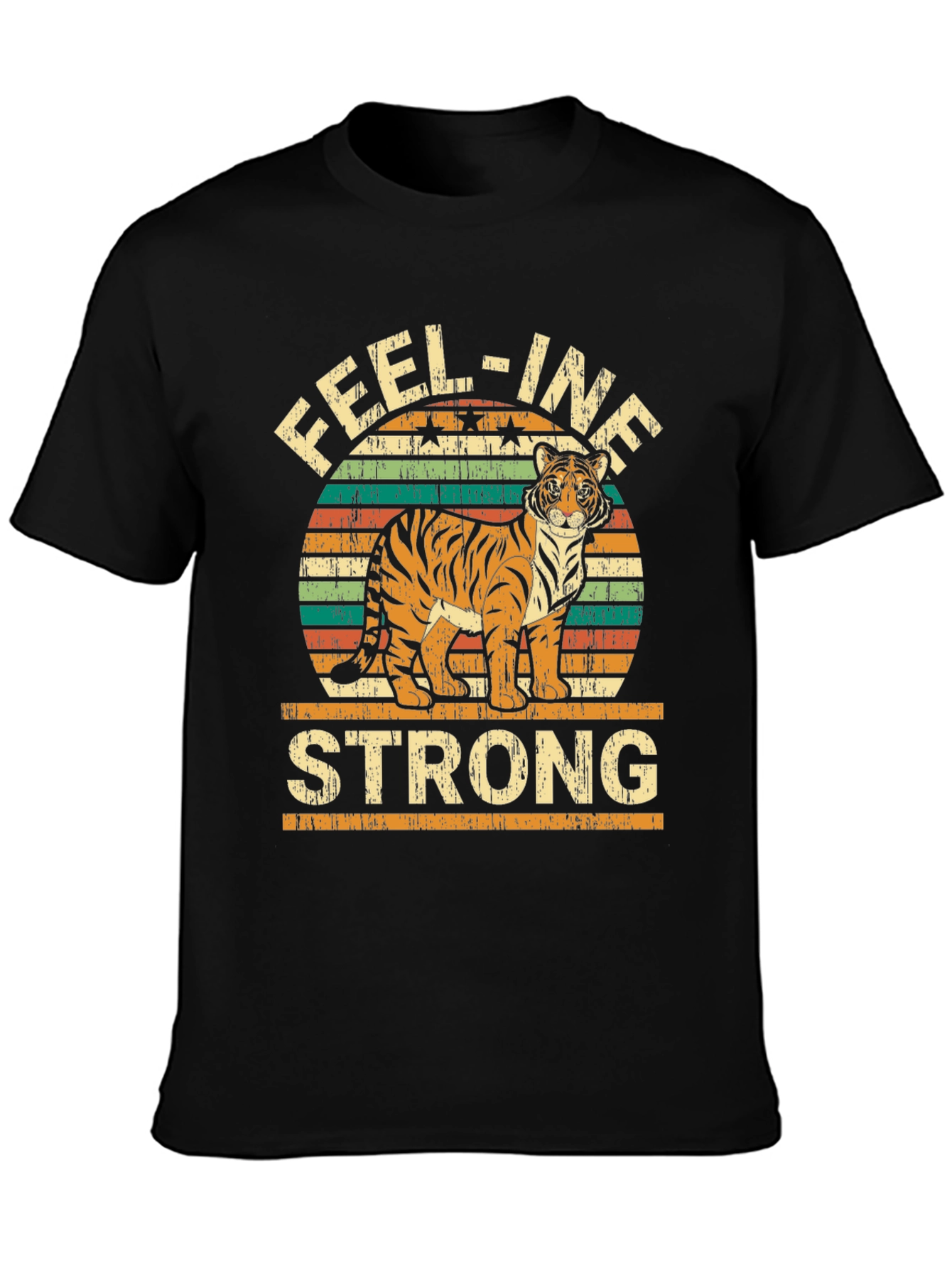 Feel-ine Strong Tiger Graphic Tee