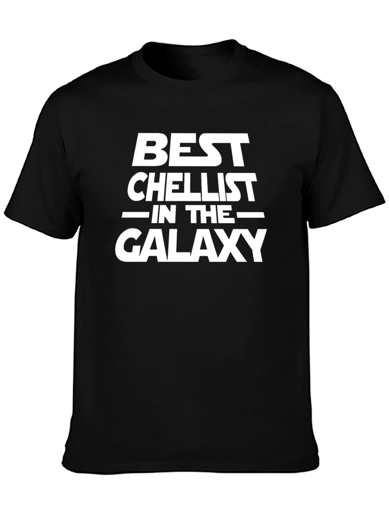 Best Cellist in the Galaxy Black T-Shirt