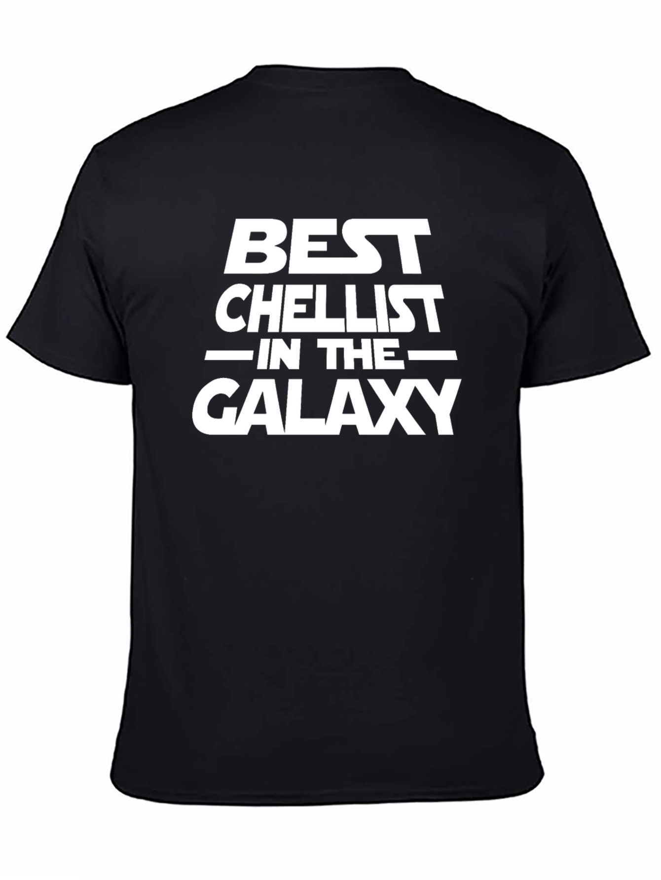 Best Cellist in the Galaxy Black T-Shirt
