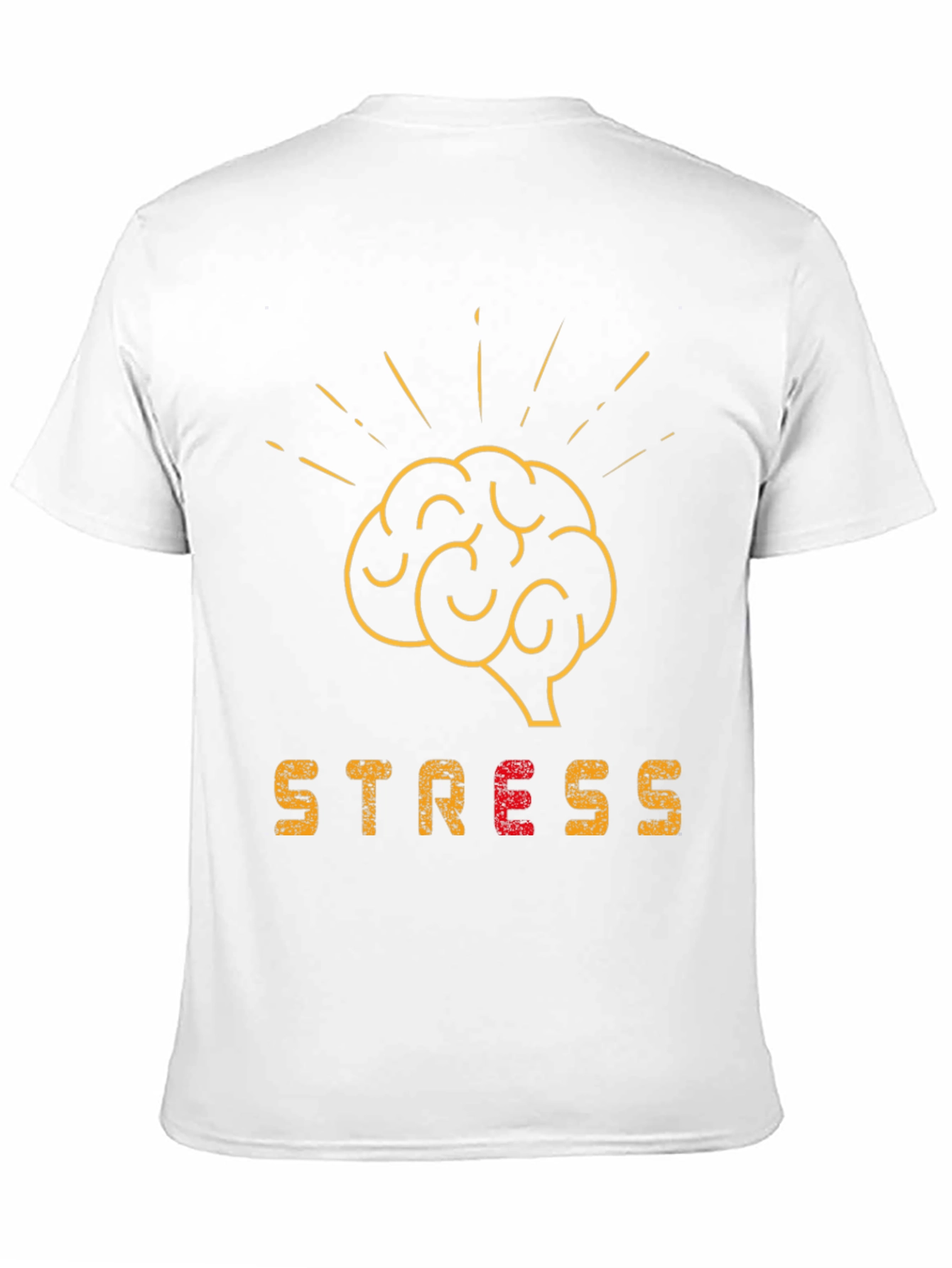 Brain Stress T-Shirt - Black Graphic Tee