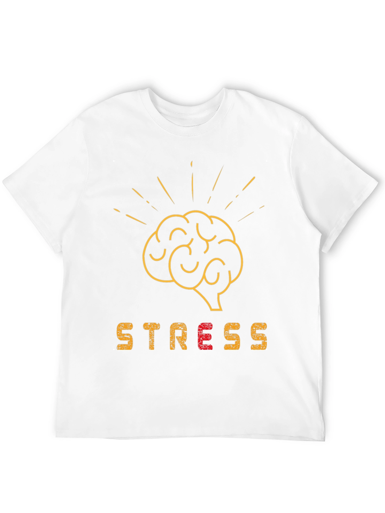 Brain Stress T-Shirt - Black Graphic Tee
