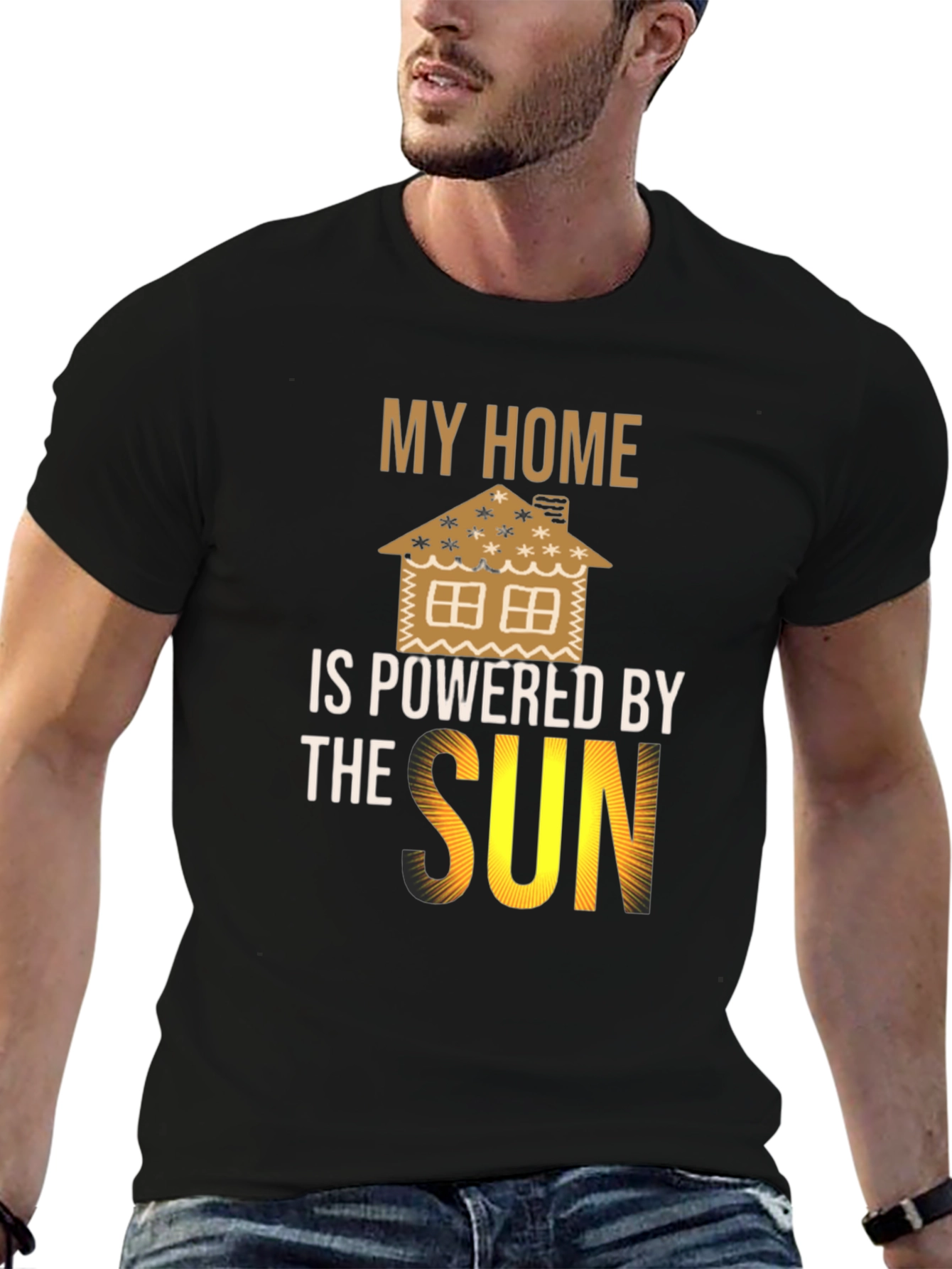 Eco-Friendly My Home is Powered by the Sun T-Shirt
