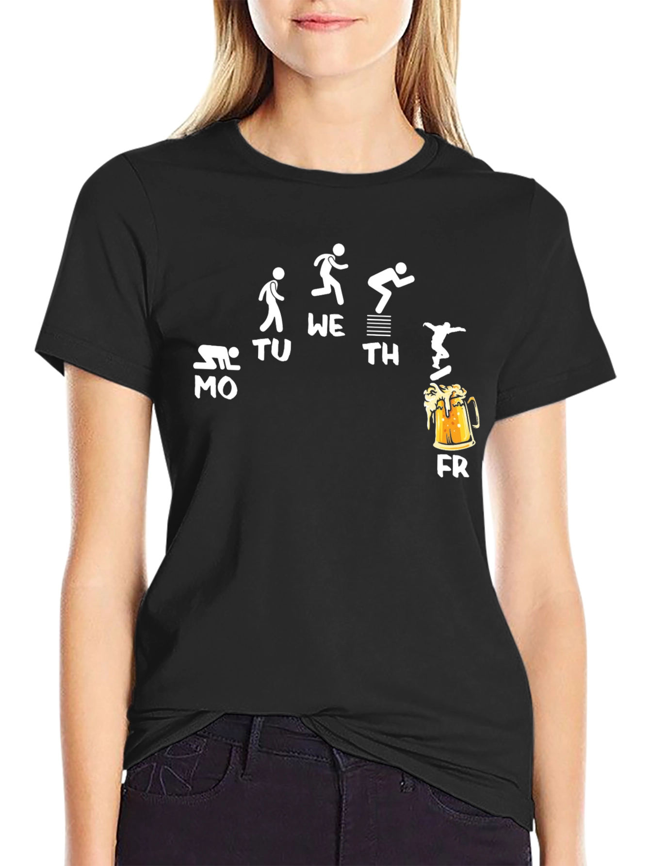 Funny Weekday Beer Lover T-Shirt