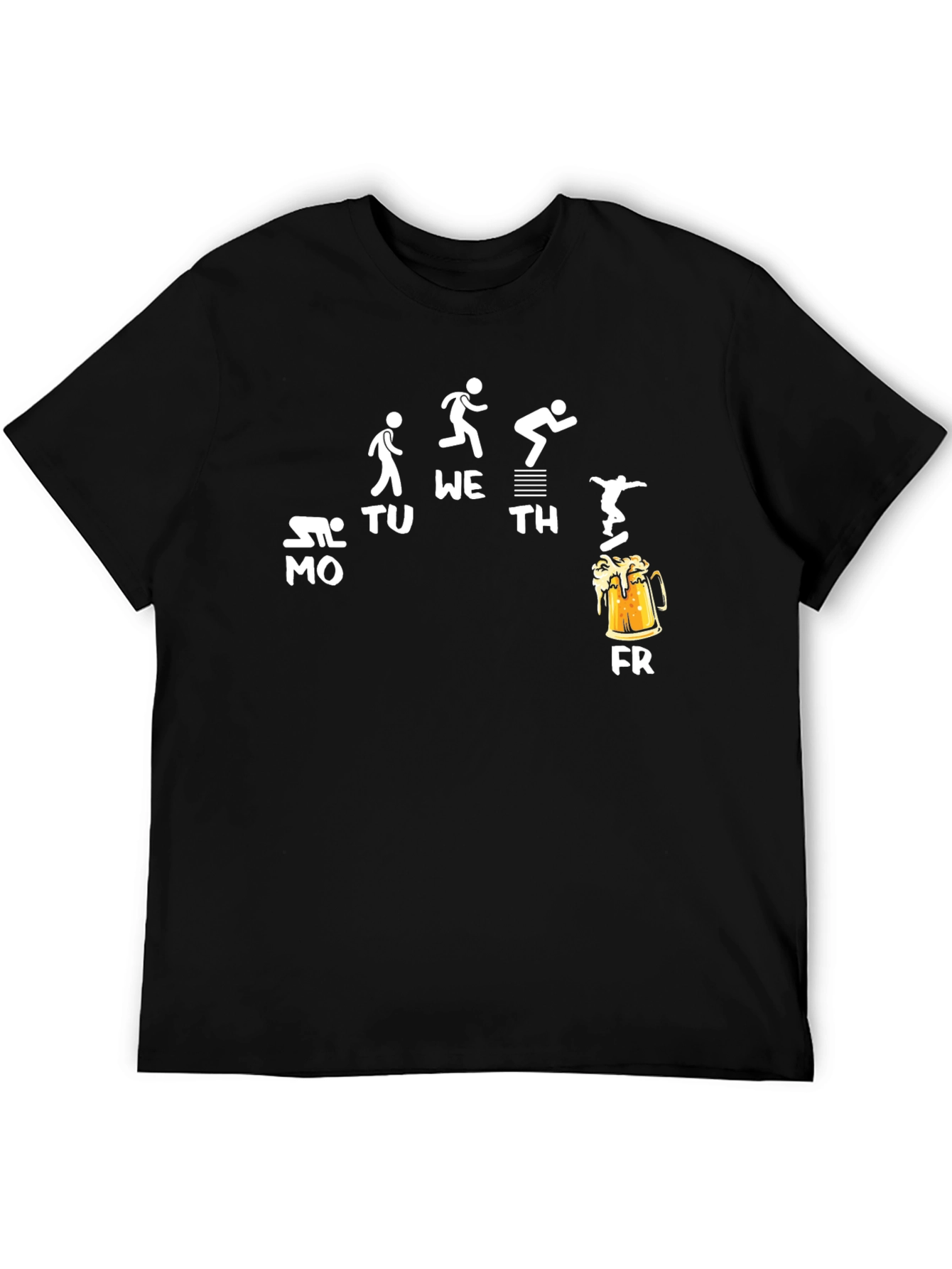 Funny Weekday Beer Lover T-Shirt