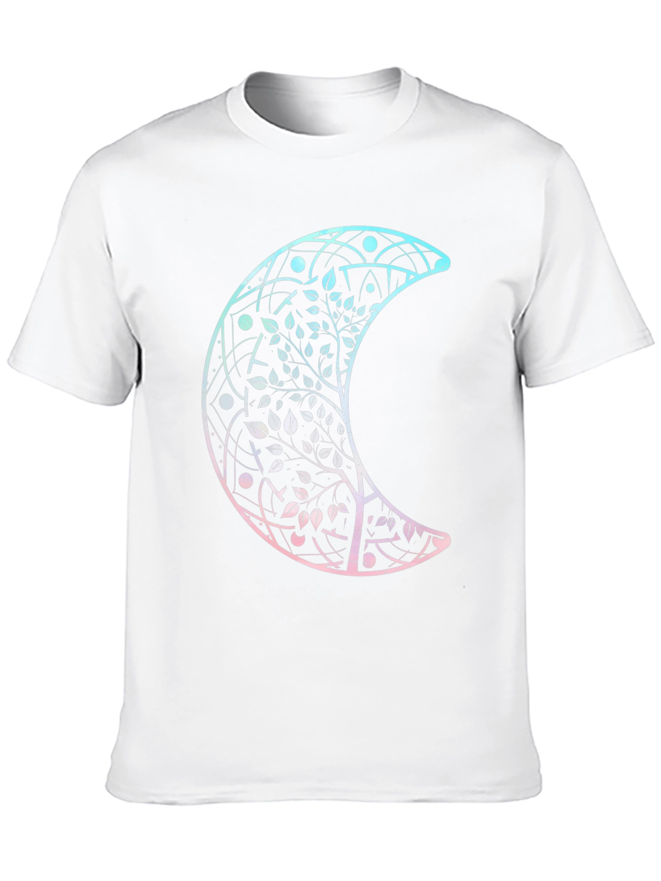 Mystic Moon Tree Graphic Tee - Stylish Comfort
