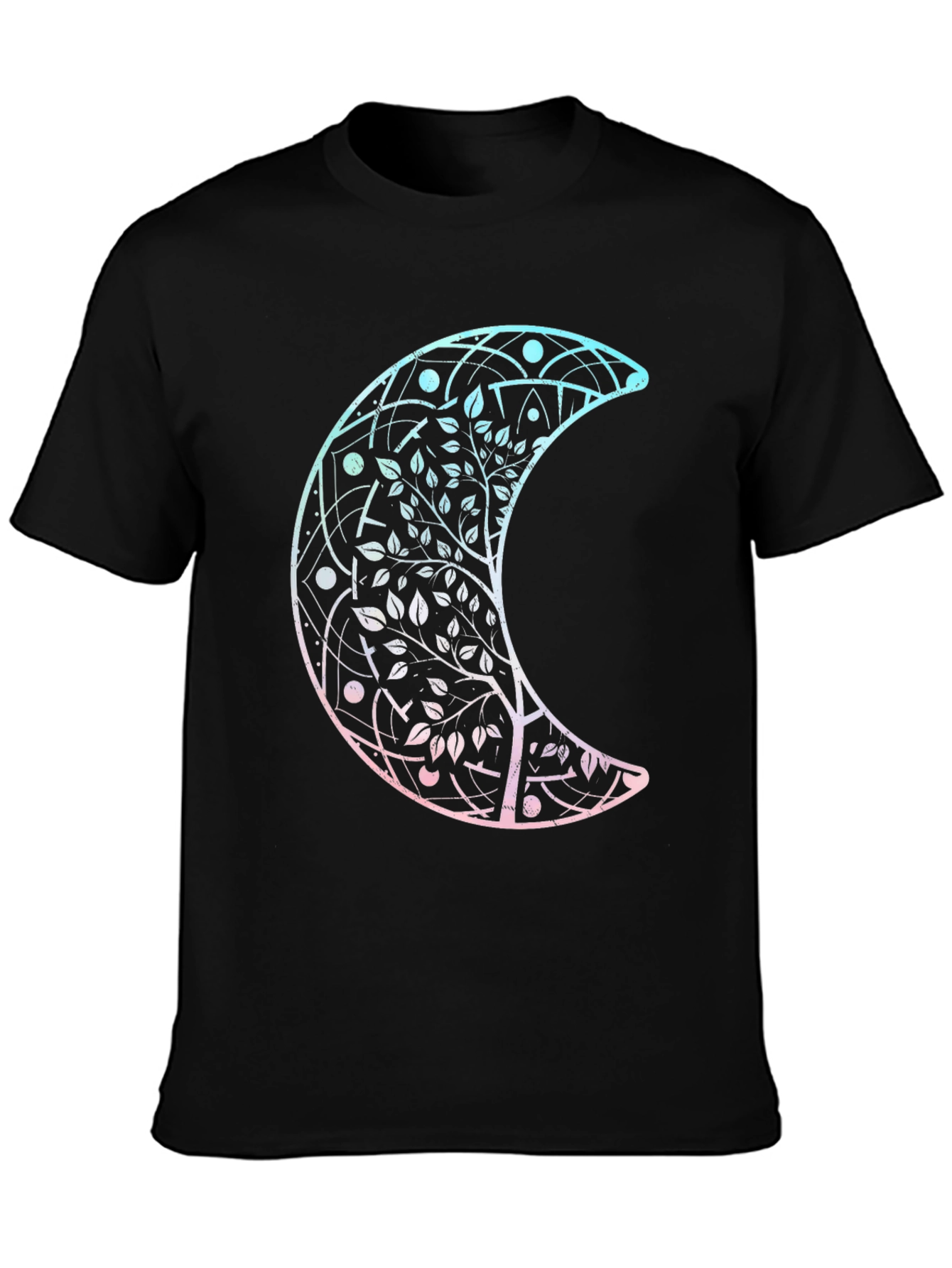 Mystic Moon Tree Graphic Tee - Stylish Comfort