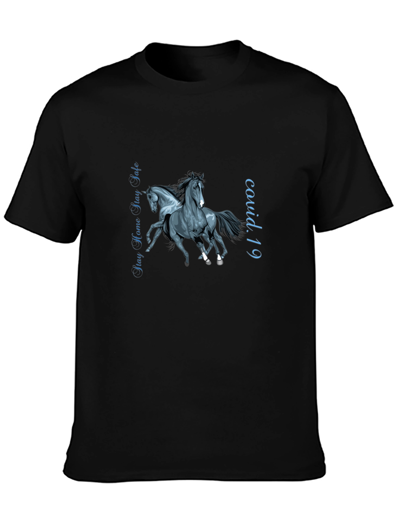 Stay Safe Horse Graphic Tee