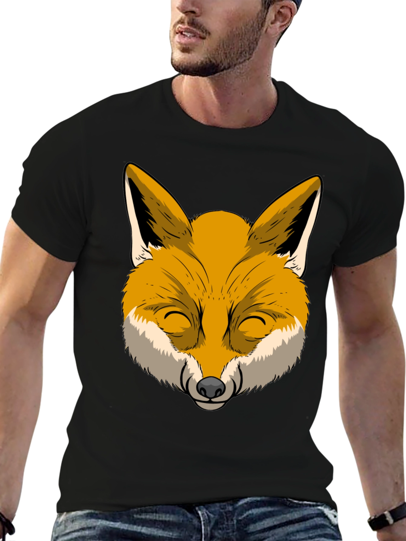 Fox Graphic T-Shirt - Cool Animal Design