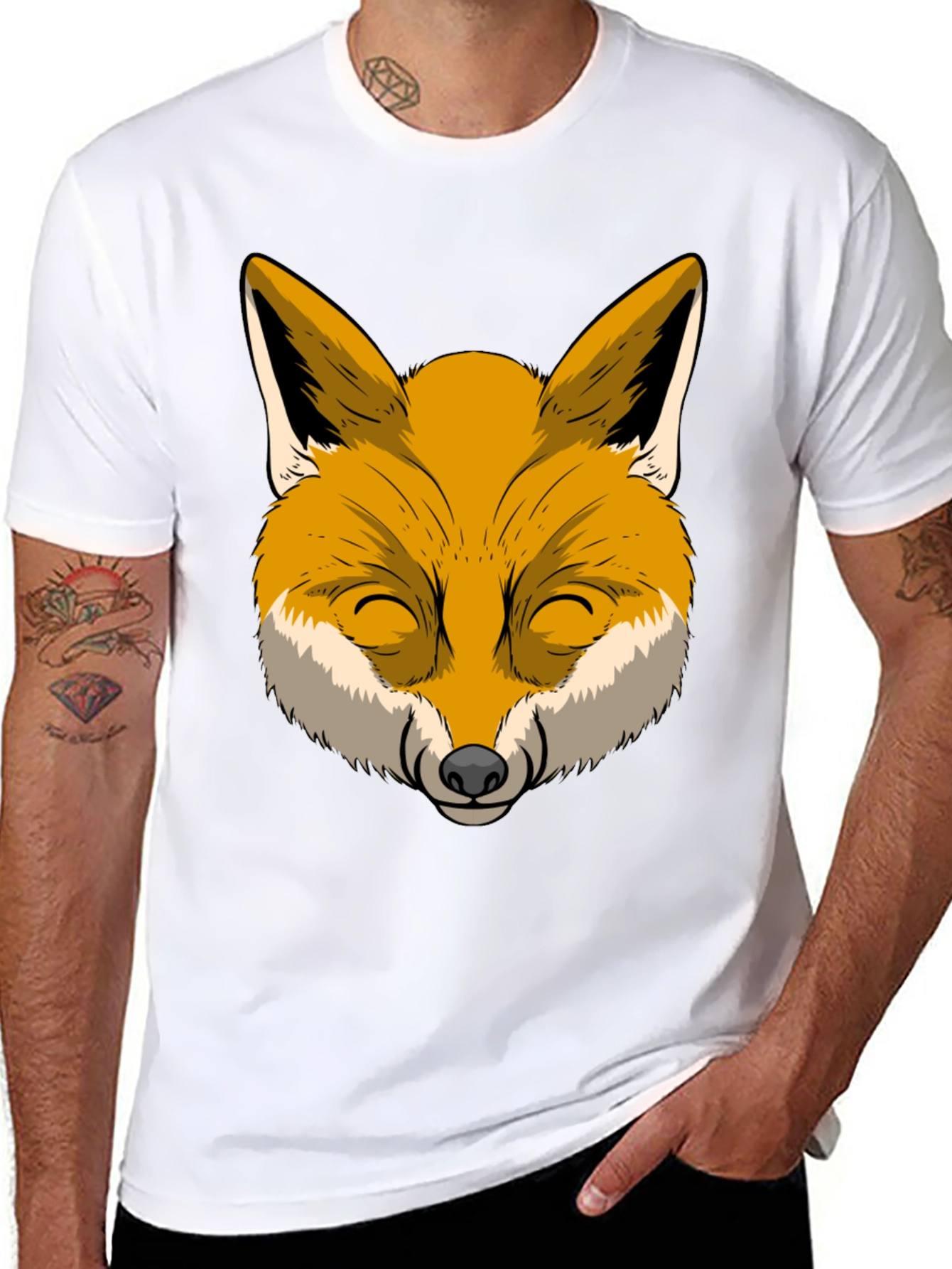 Fox Graphic T-Shirt - Cool Animal Design