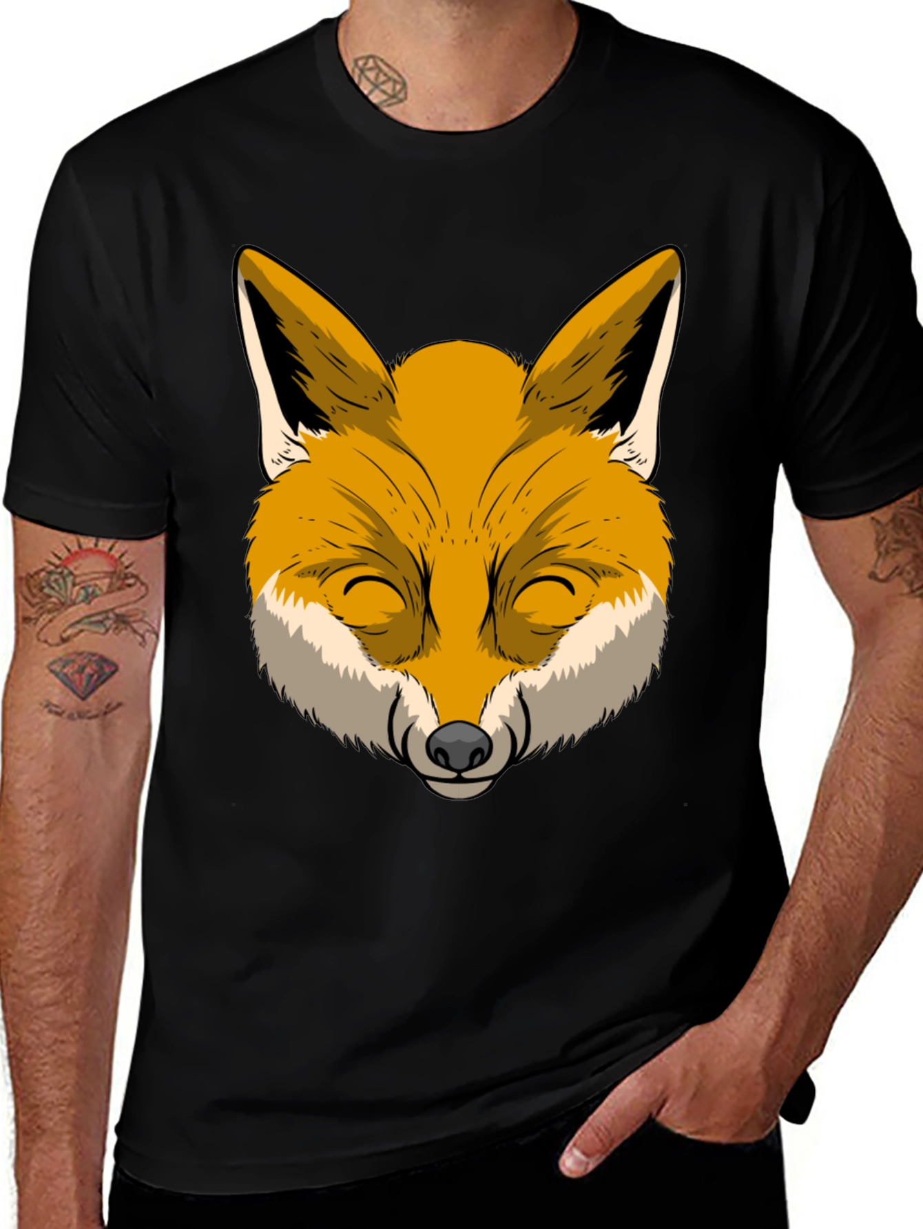 Fox Graphic T-Shirt - Cool Animal Design