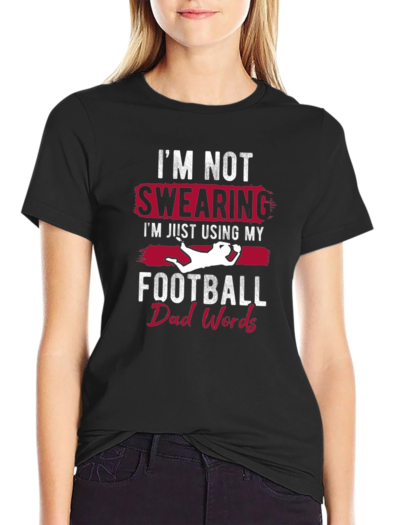 Football Dad Words Graphic Tee