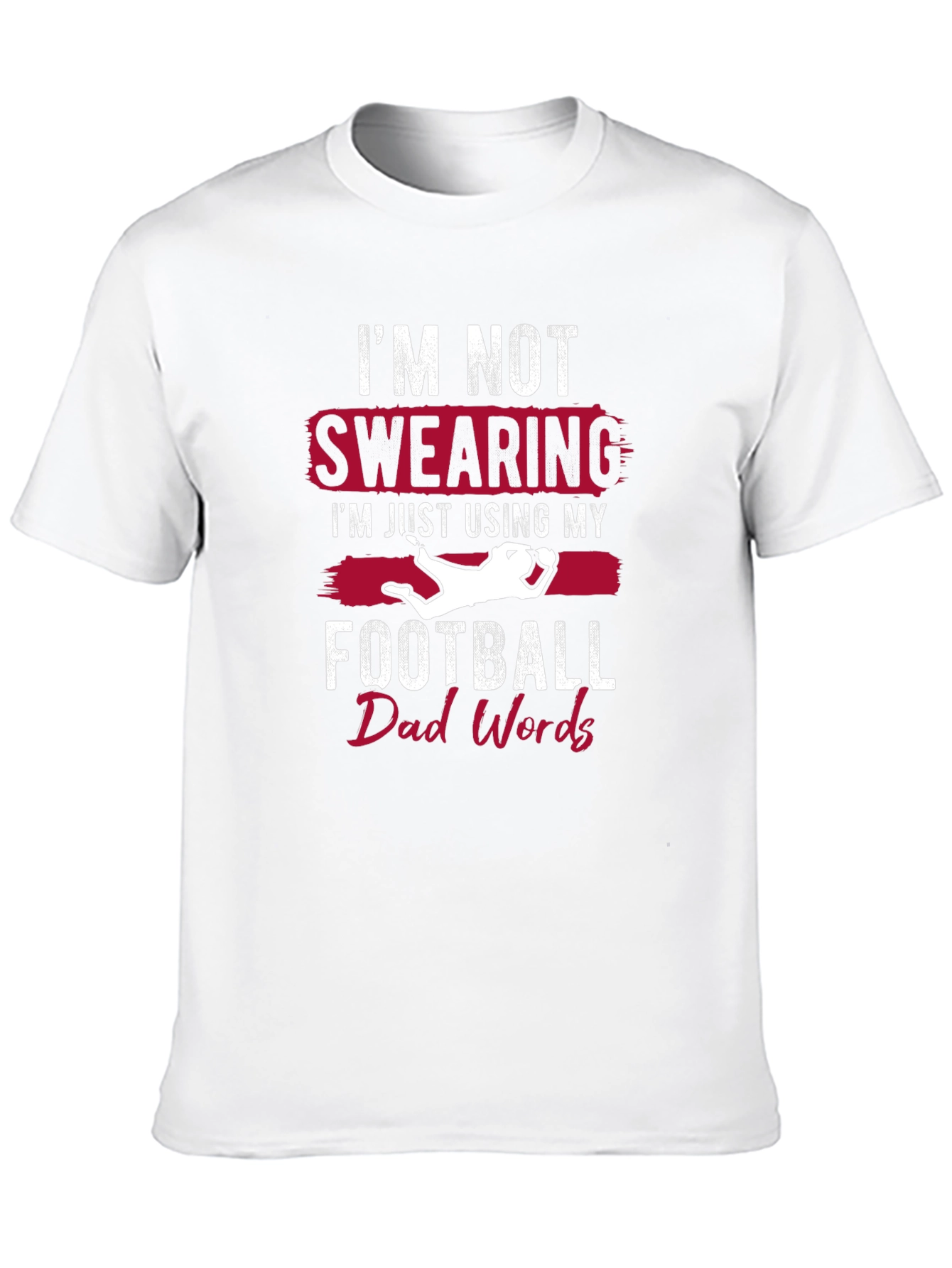 Football Dad Words Graphic Tee