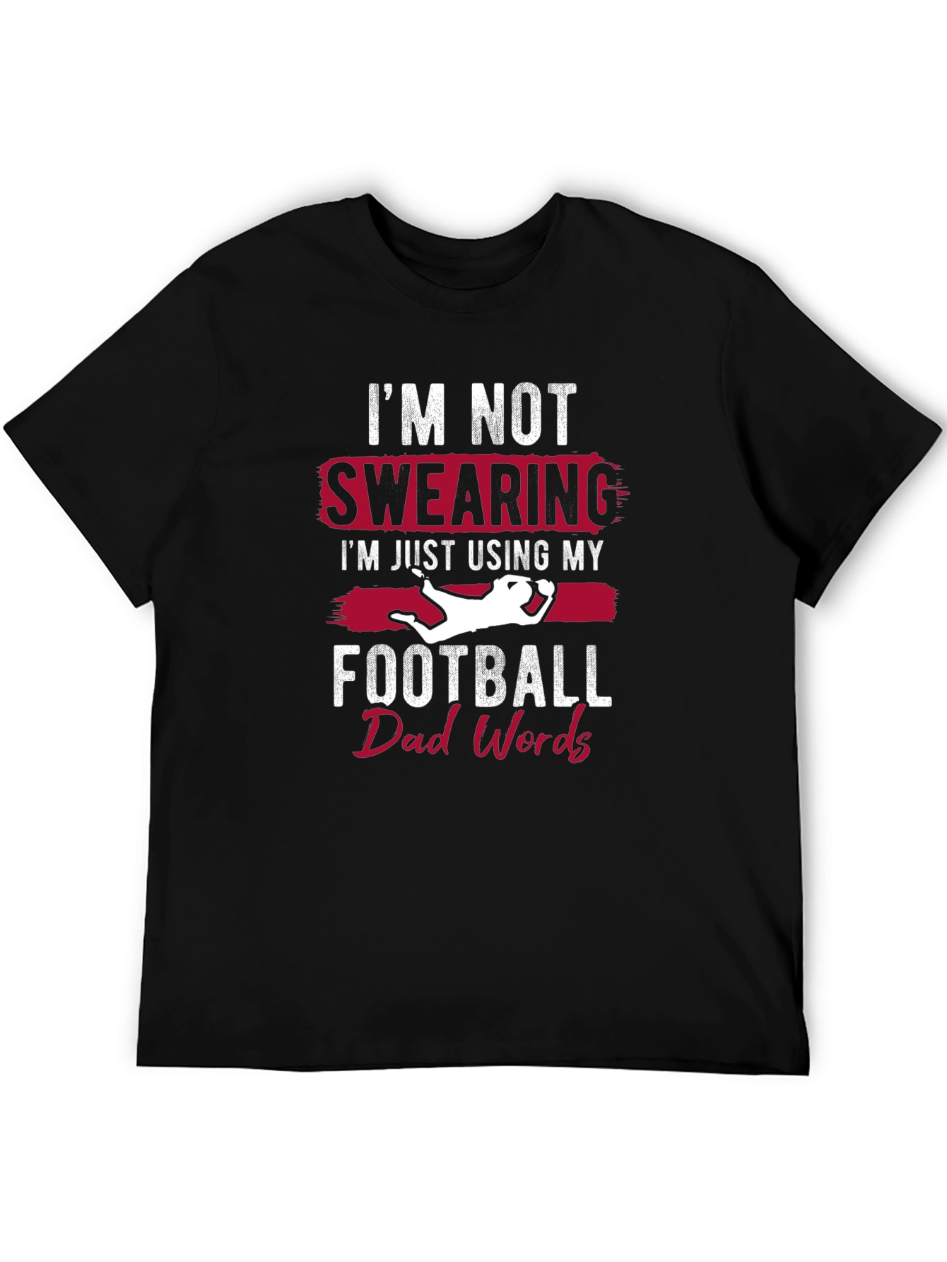 Football Dad Words Graphic Tee