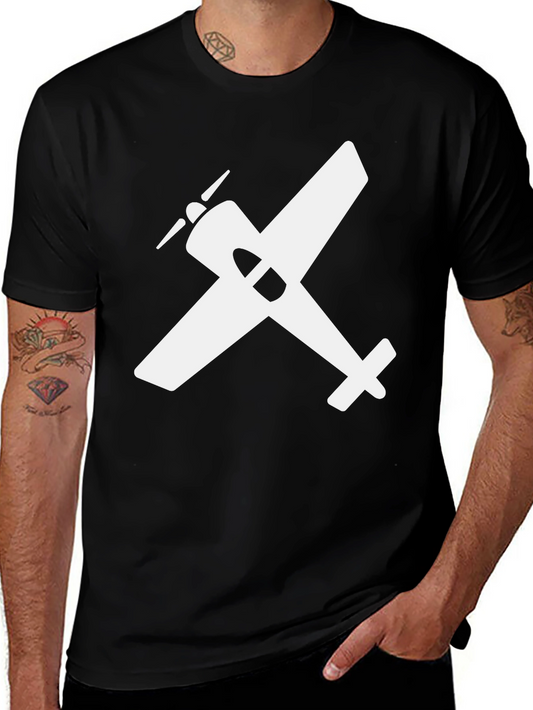 Airplane Graphic Tee - Classic Aviation Shirt