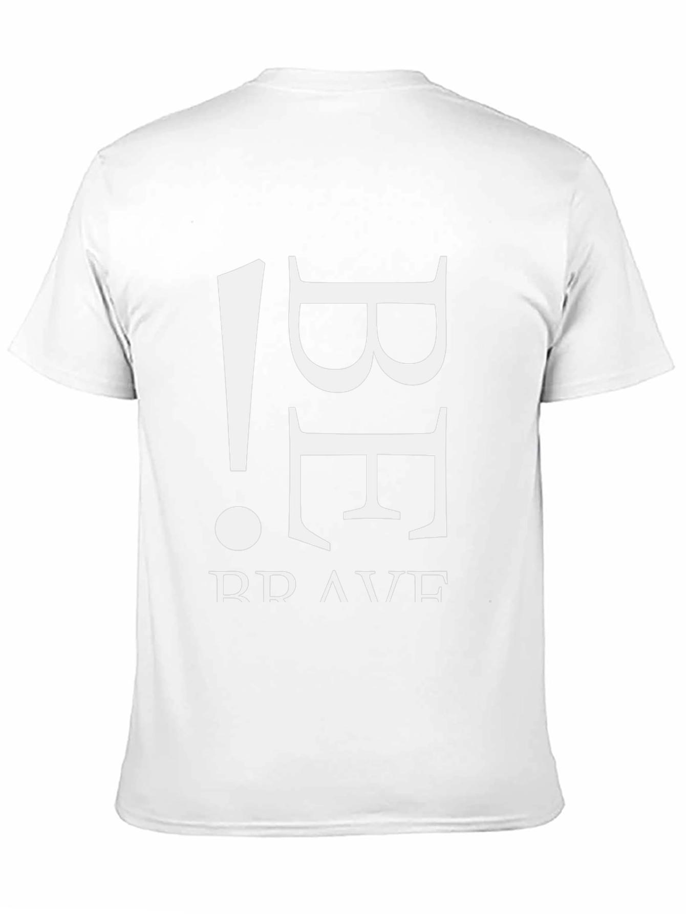 Be Brave Black Graphic Tee