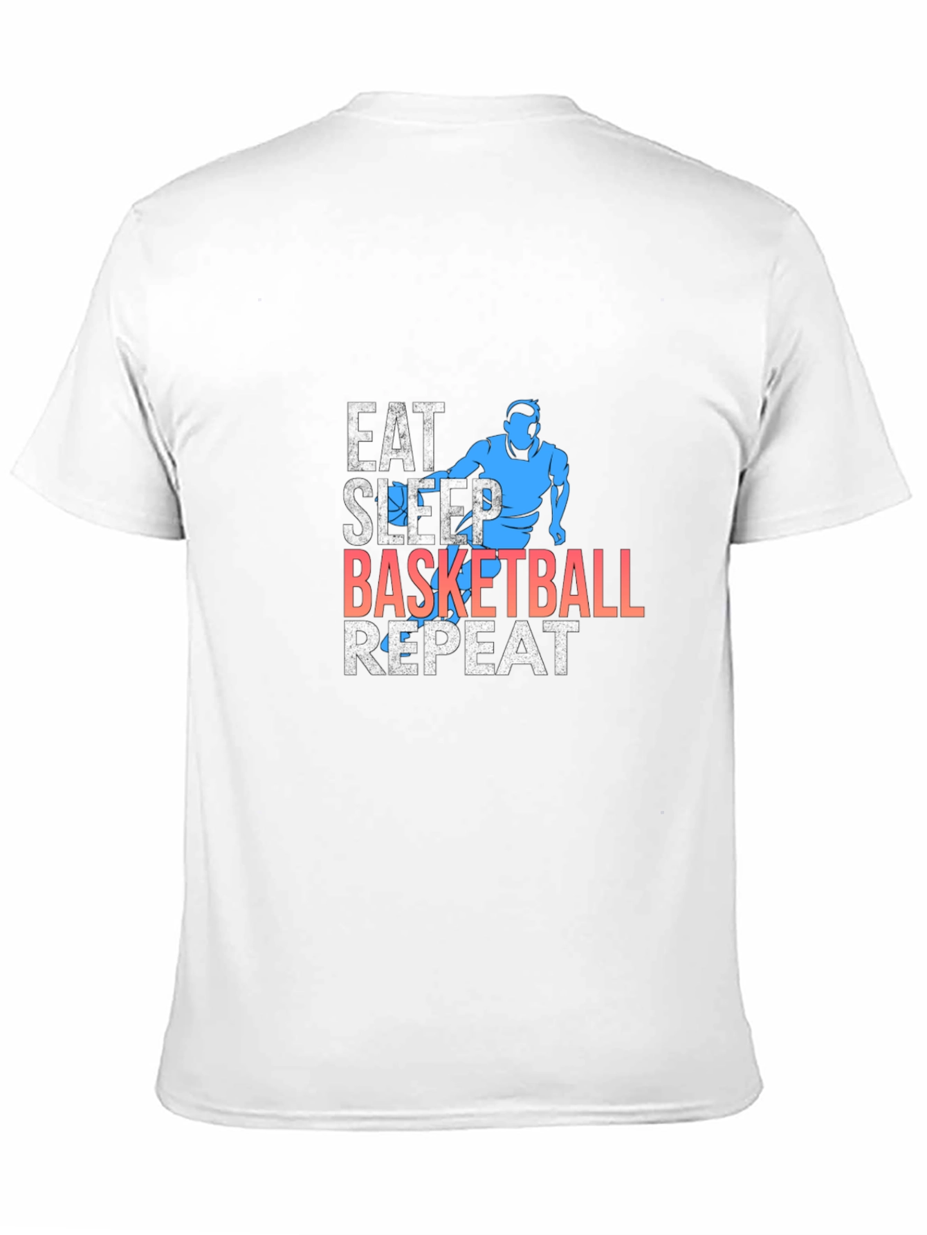 Eat Sleep Basketball Repeat Graphic Tee