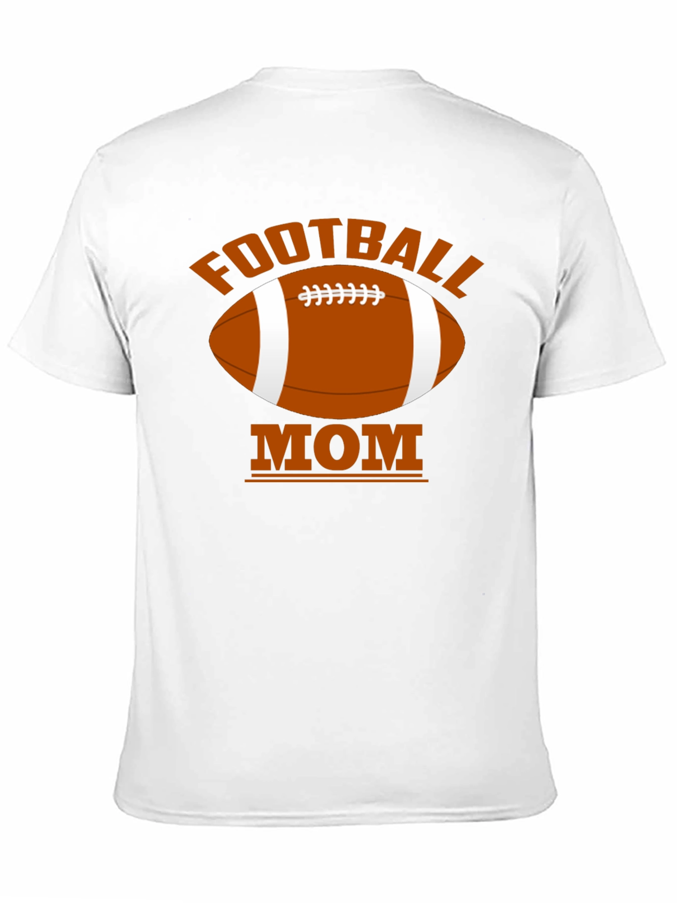 Football Mom Black T-Shirt