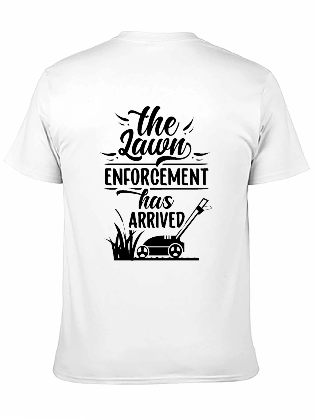 Lawn Enforcement Funny Graphic Tee