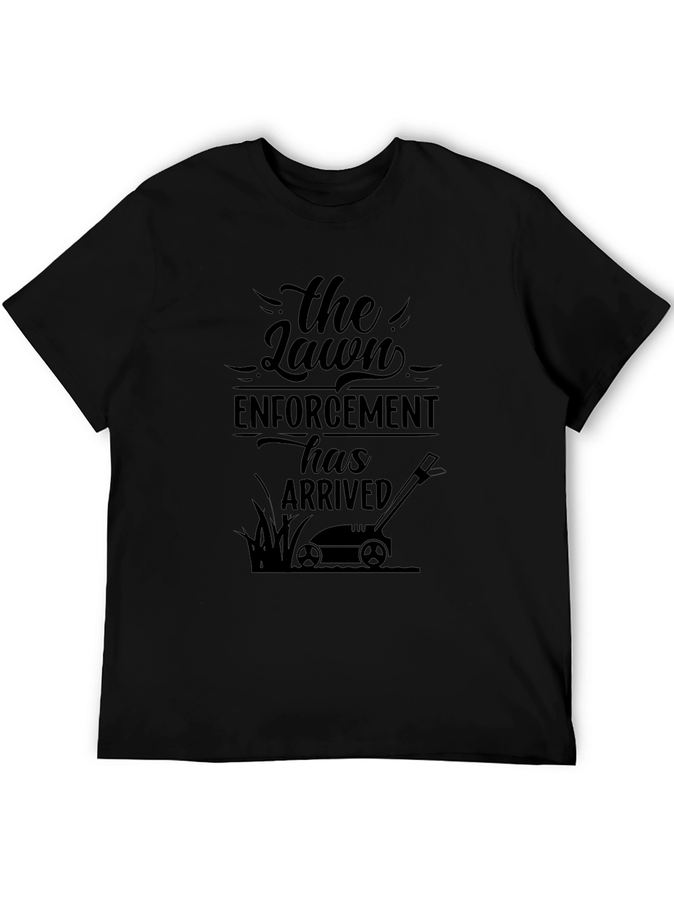 Lawn Enforcement Funny Graphic Tee