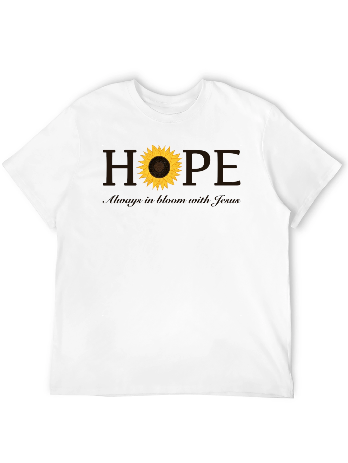 Hope Sunflower Christian T-Shirt