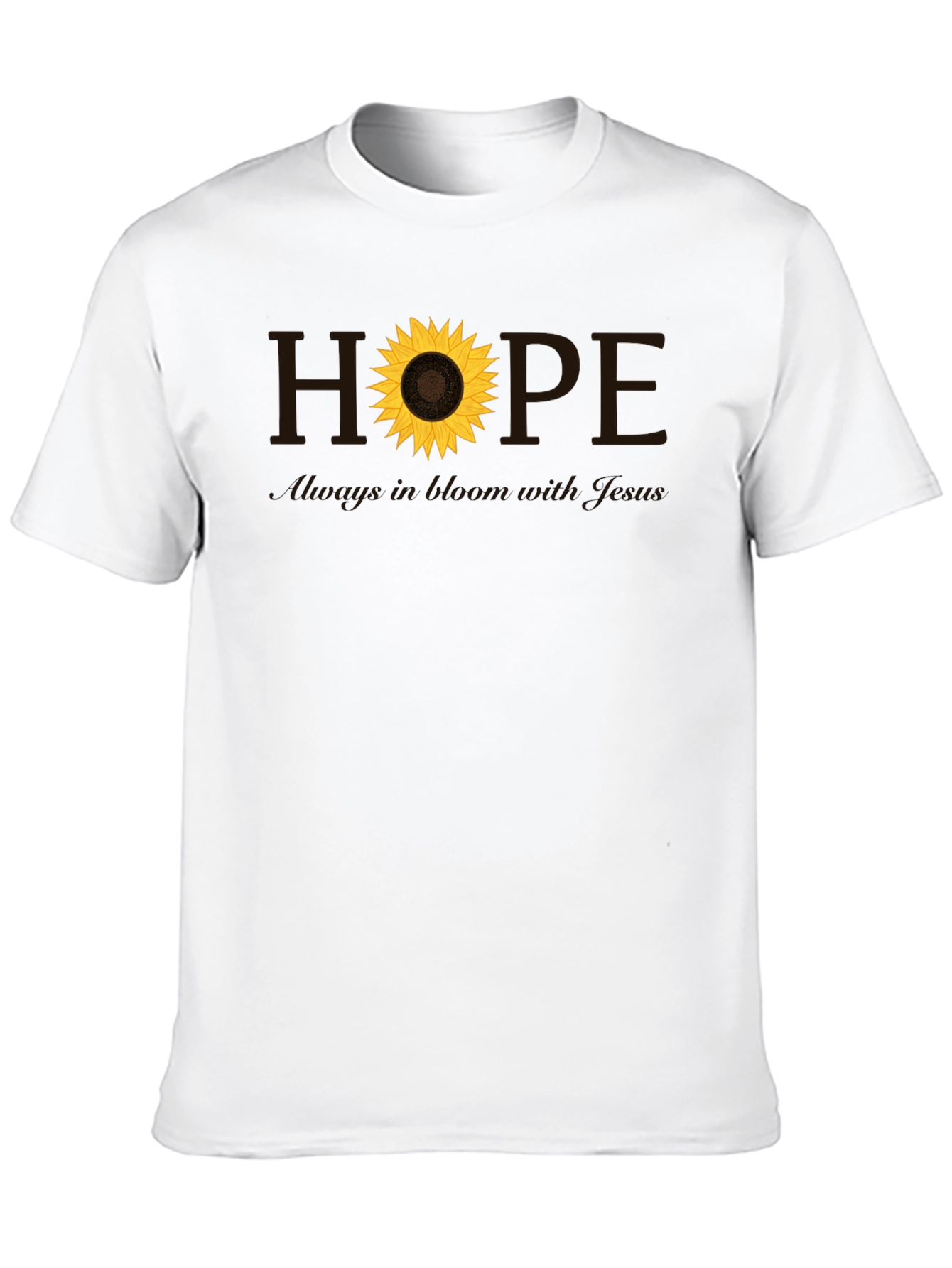 Hope Sunflower Christian T-Shirt