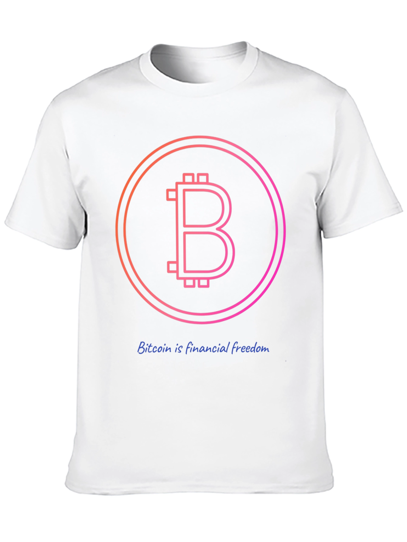 Bitcoin Financial Freedom Black T-Shirt