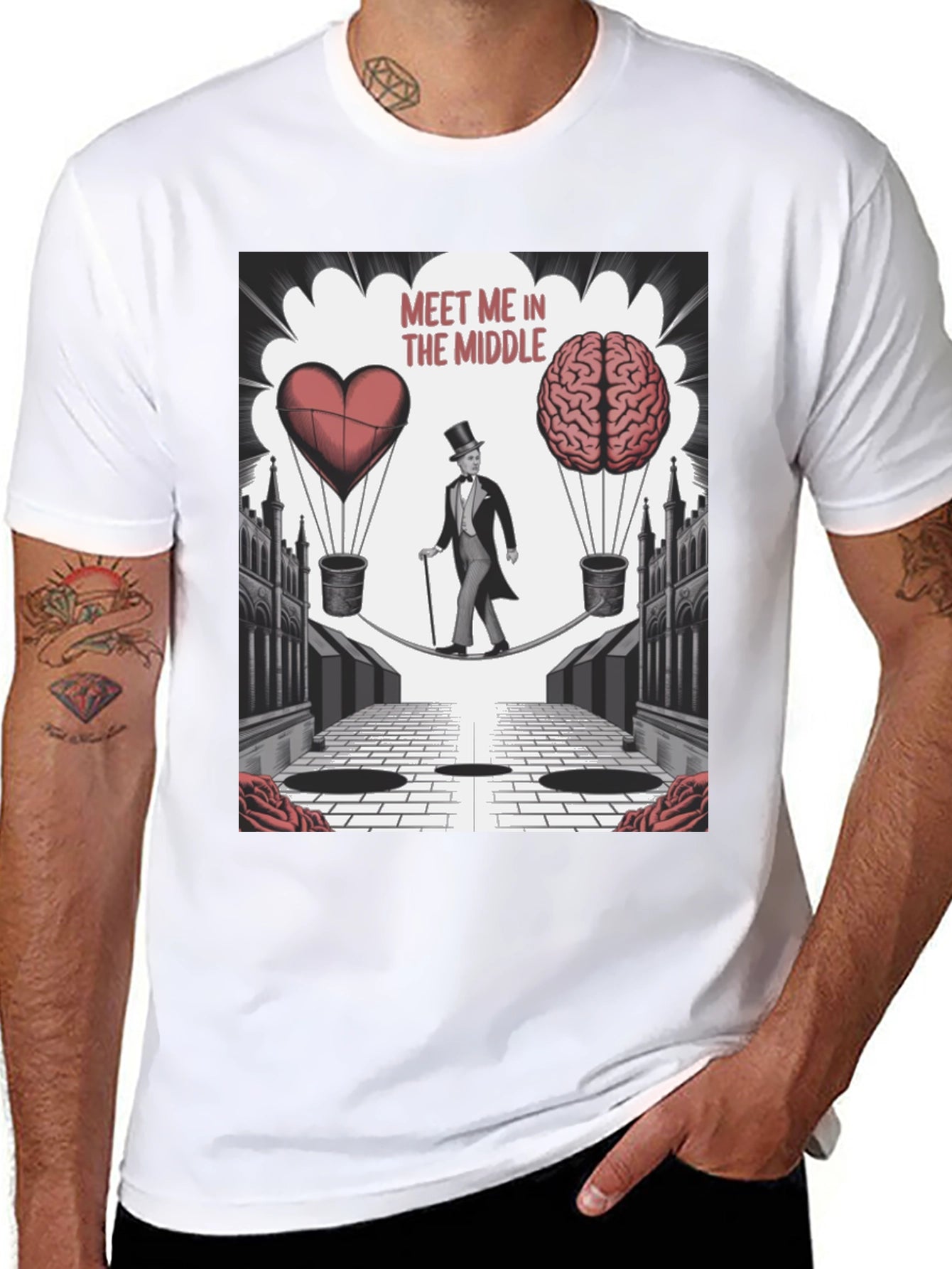 Meet Me in the Middle Graphic T-Shirt