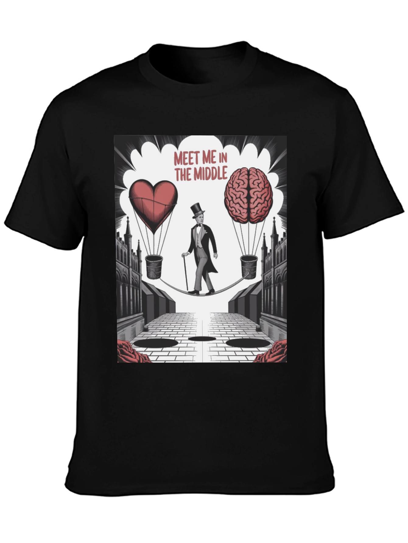 Meet Me in the Middle Graphic T-Shirt