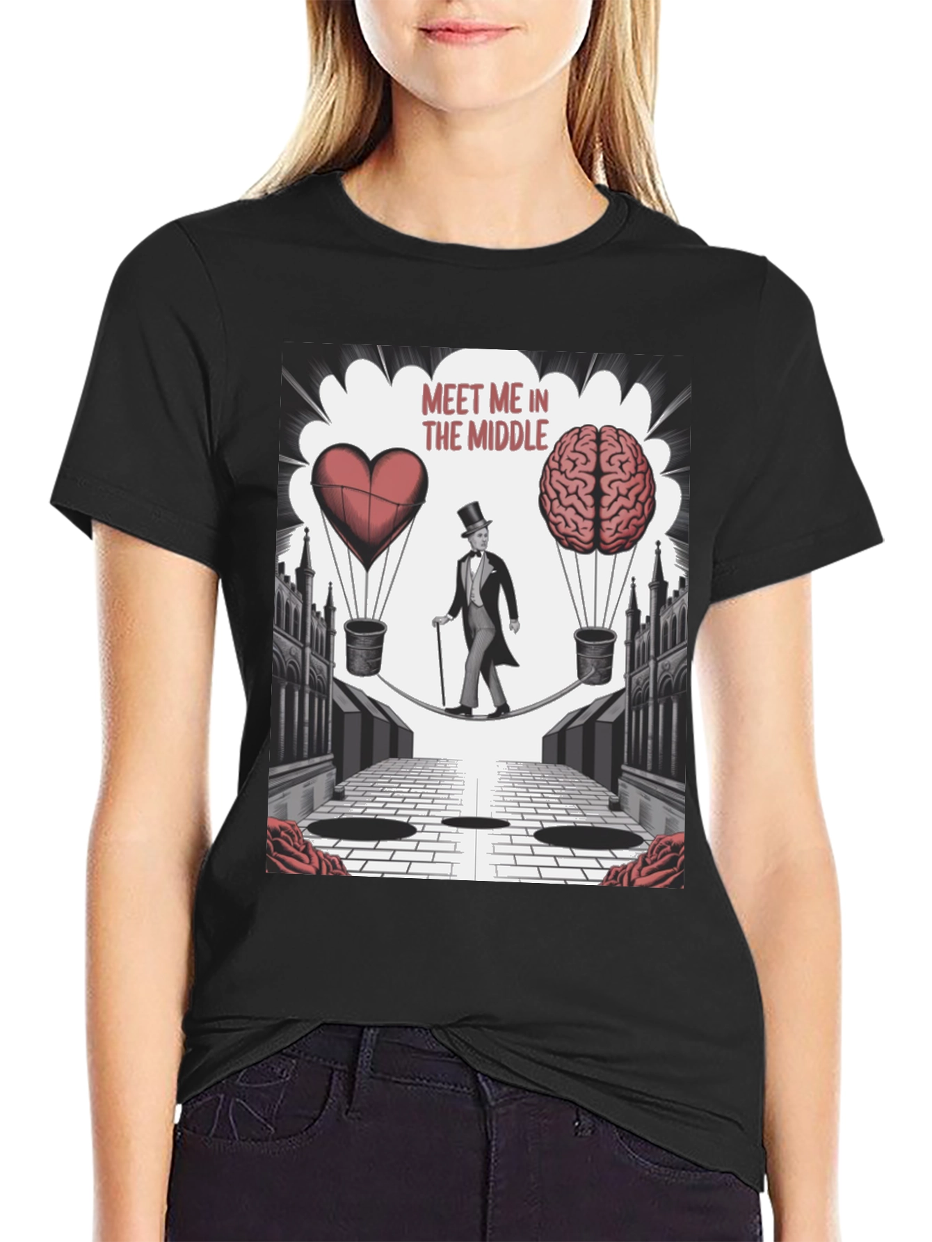 Meet Me in the Middle Graphic T-Shirt