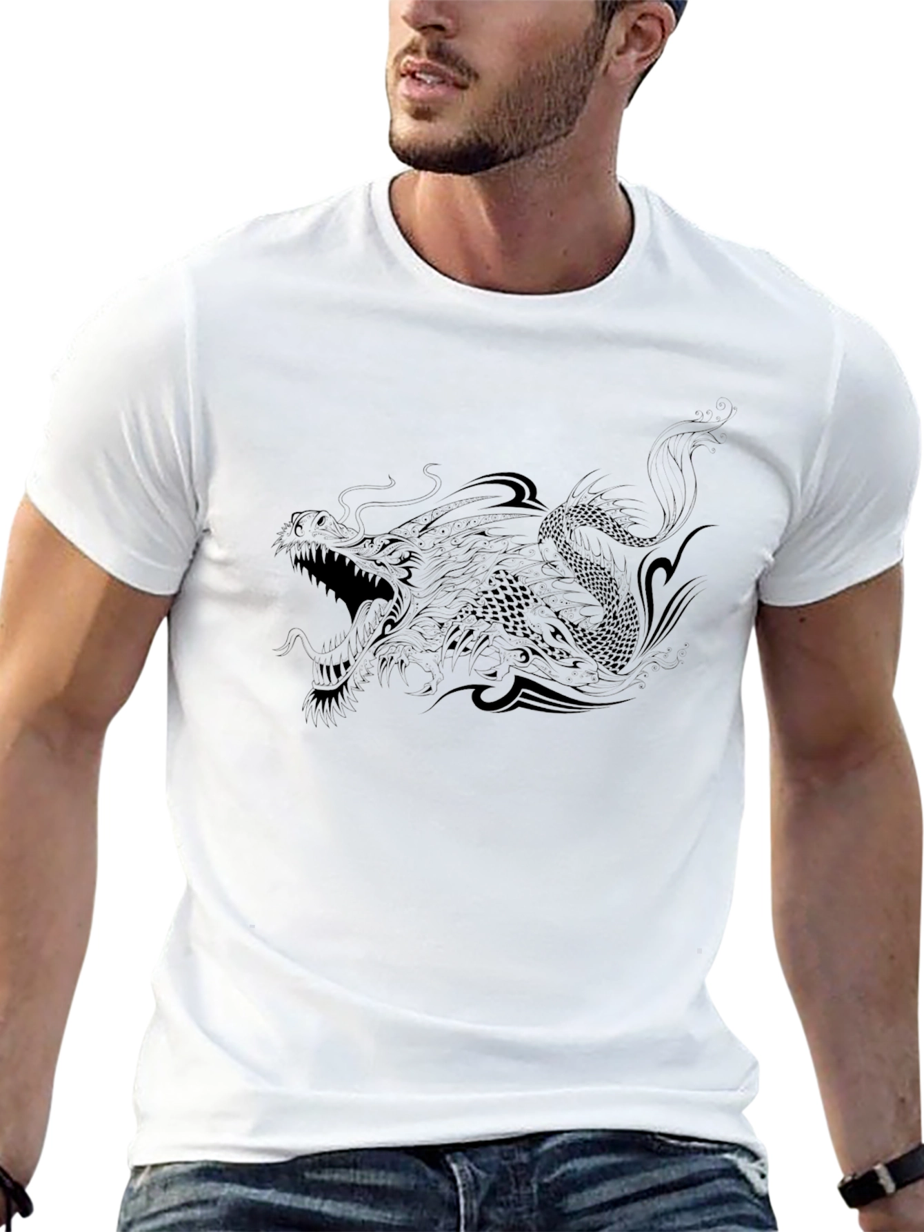 Black Dragon Graphic T-Shirt