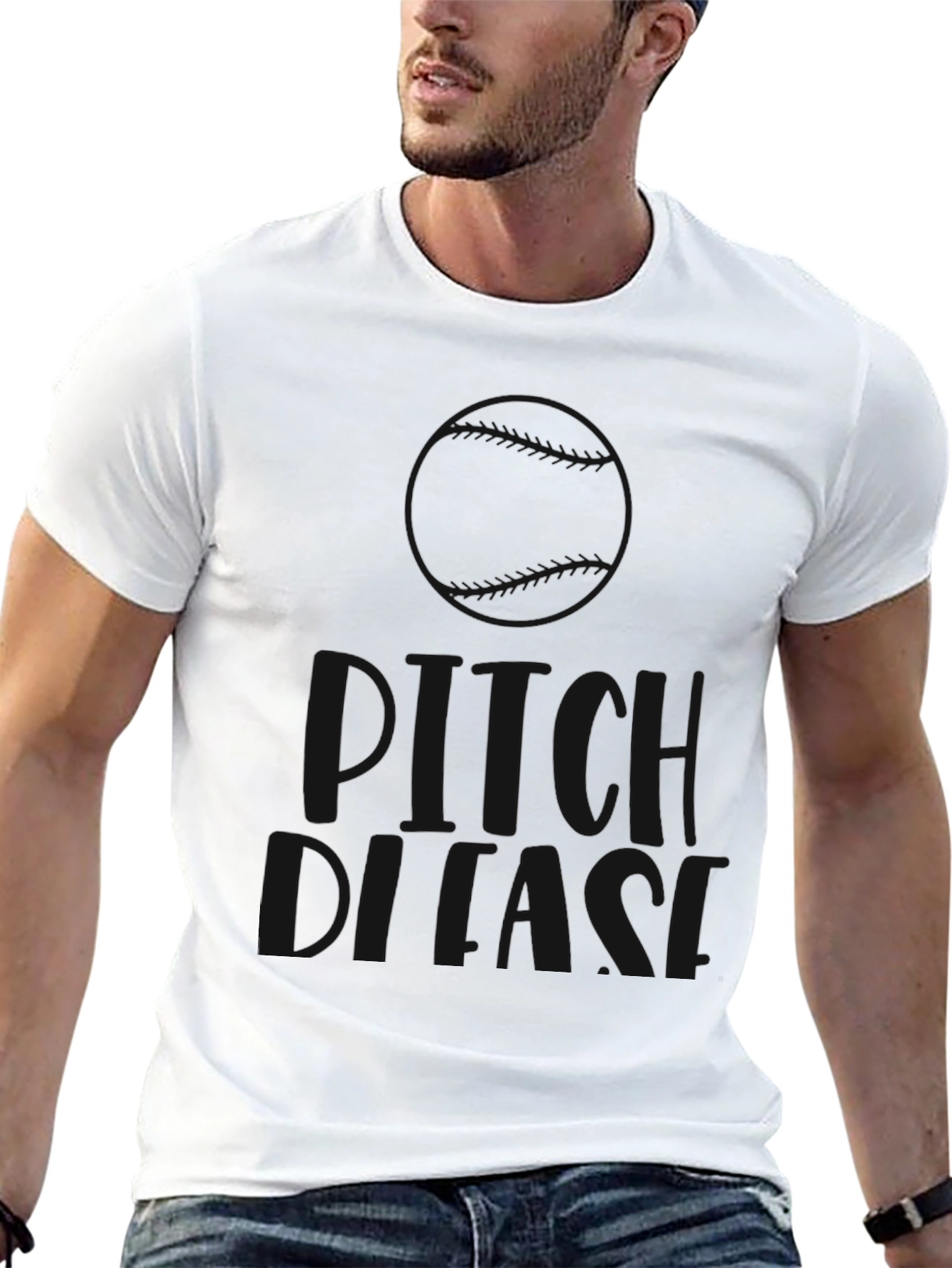 Pitch Please T-Shirt - Funny Baseball Tee