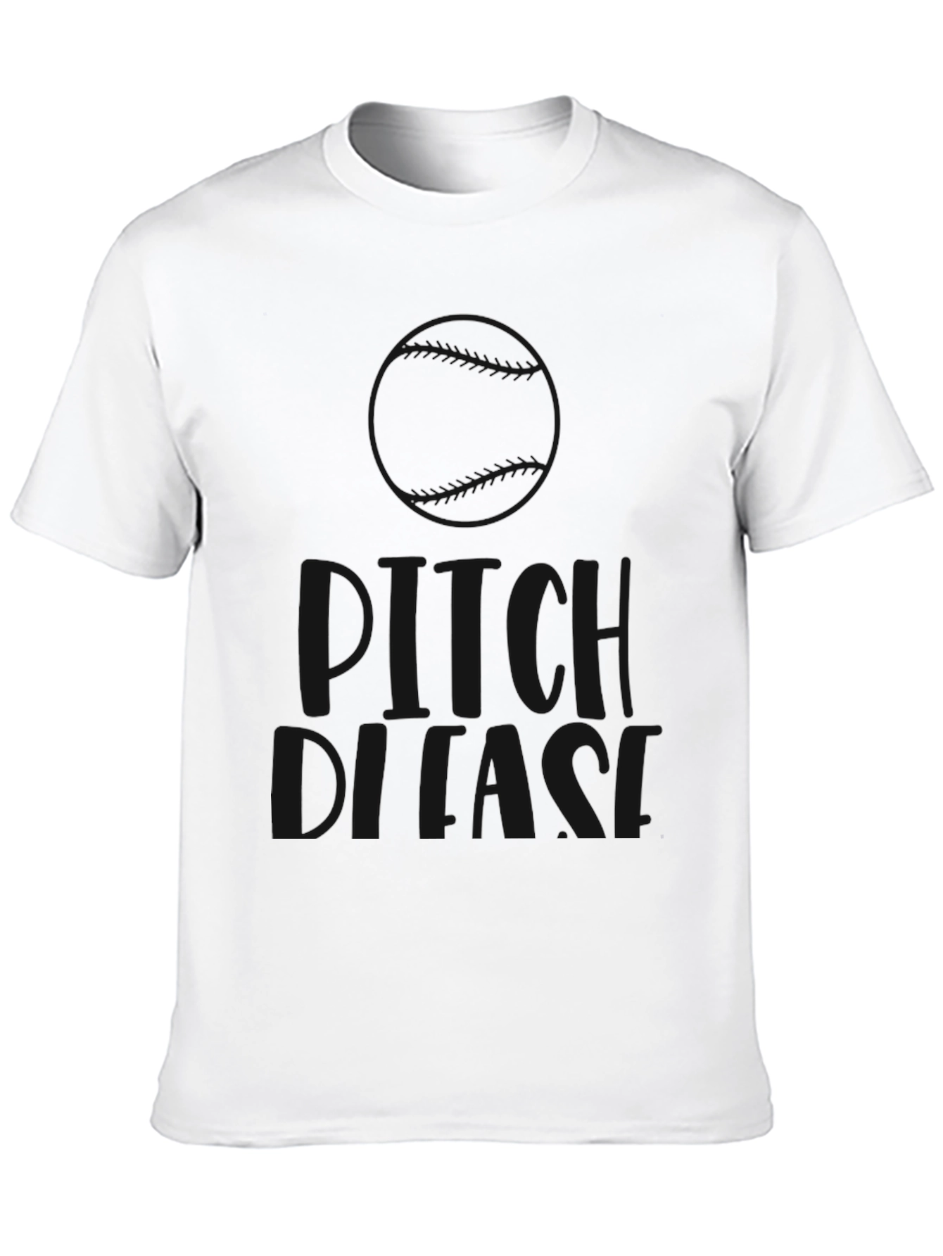 Pitch Please T-Shirt - Funny Baseball Tee
