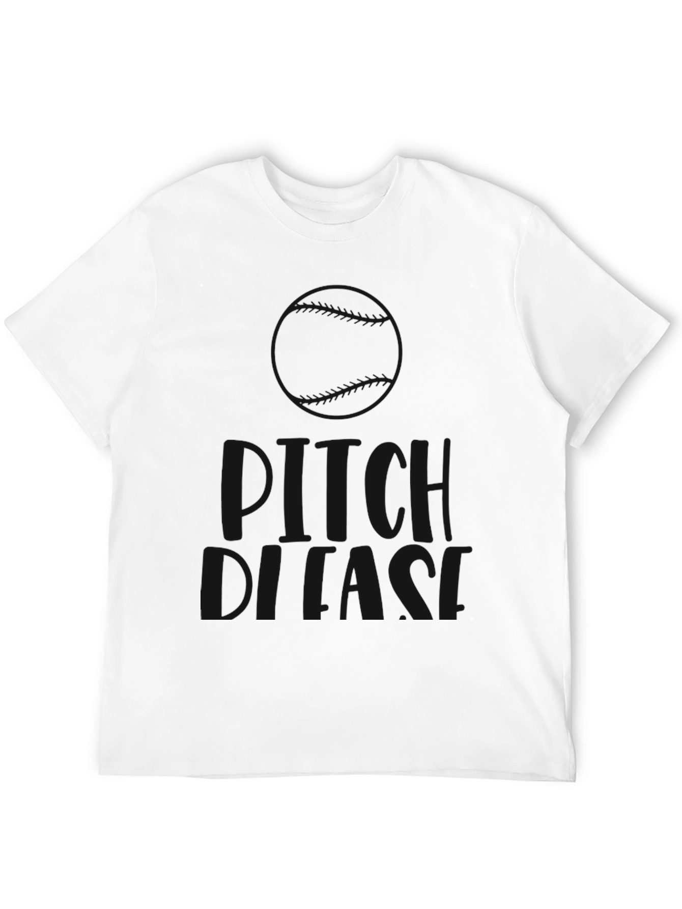 Pitch Please T-Shirt - Funny Baseball Tee