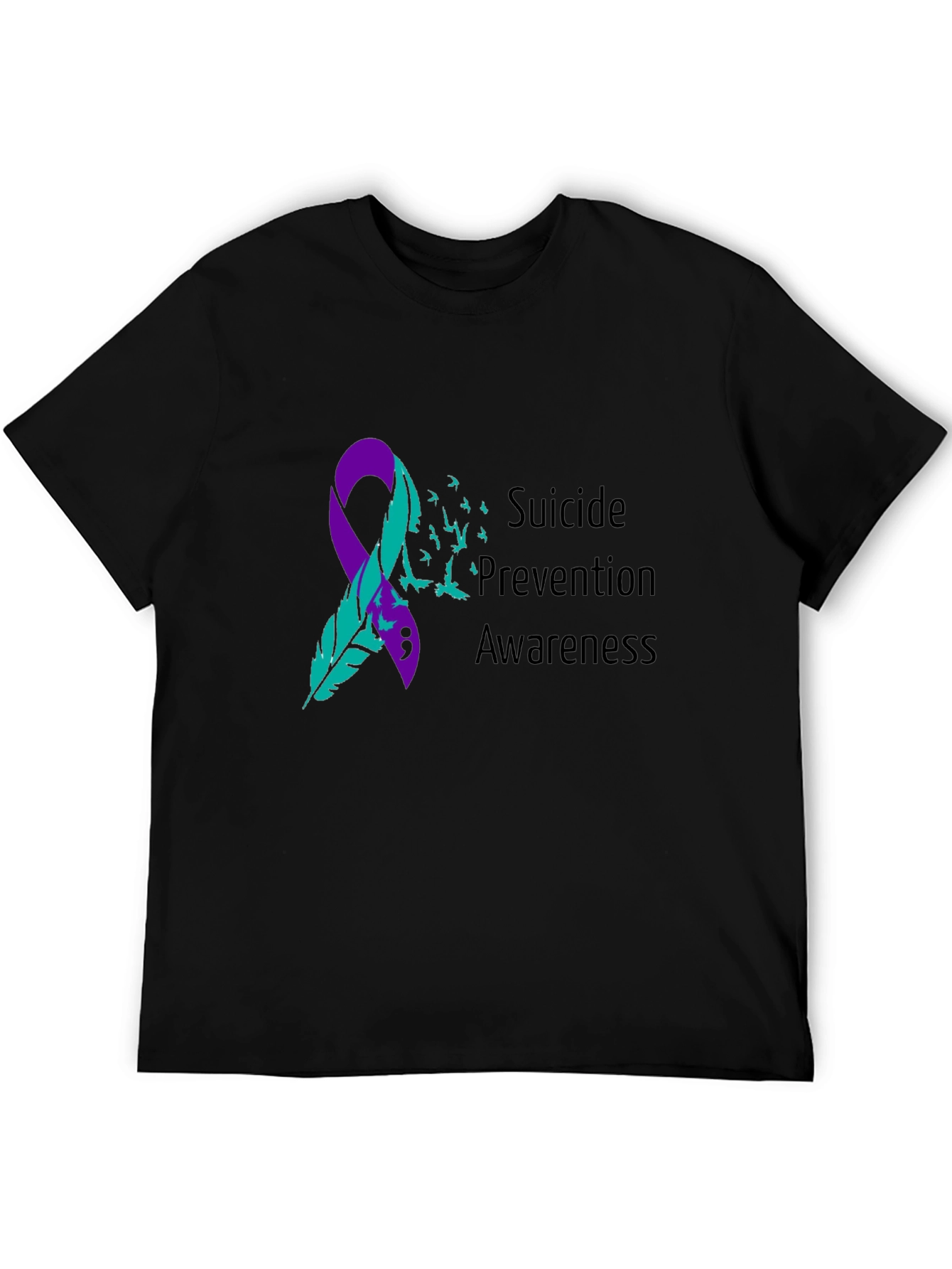 Suicide Prevention Awareness Ribbon T-Shirt