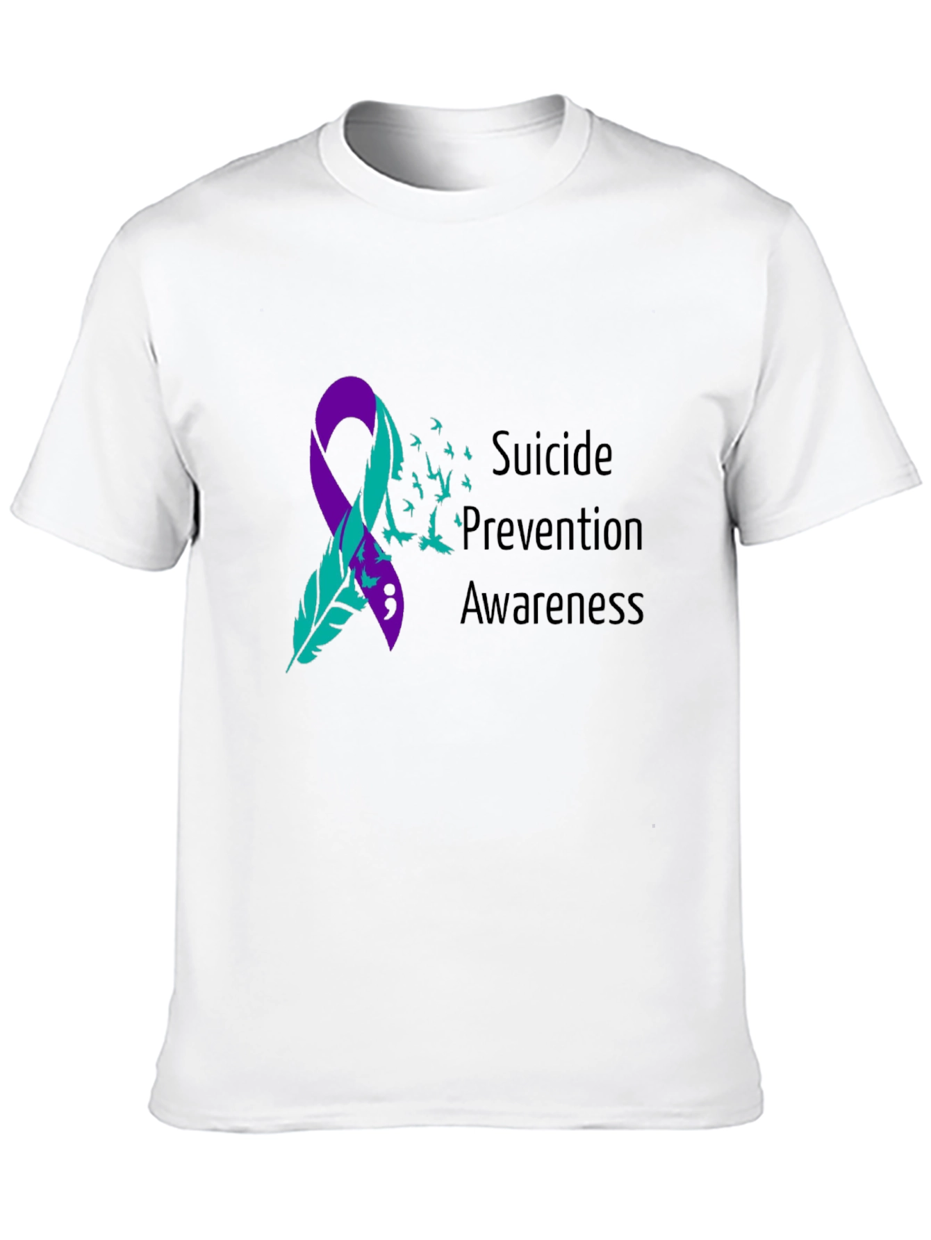 Suicide Prevention Awareness Ribbon T-Shirt
