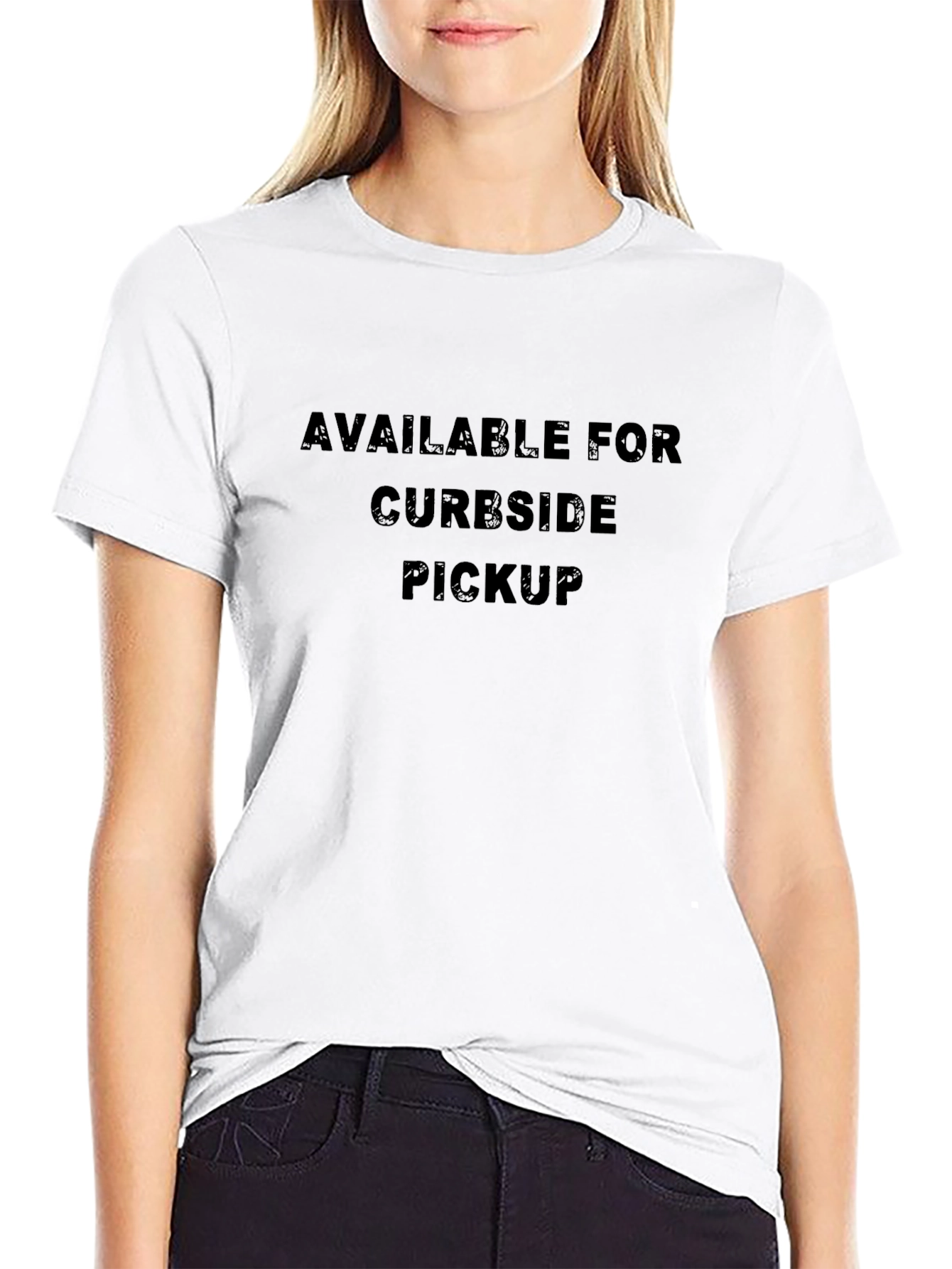 Curbside Pickup T-Shirt - Black Cotton Blend