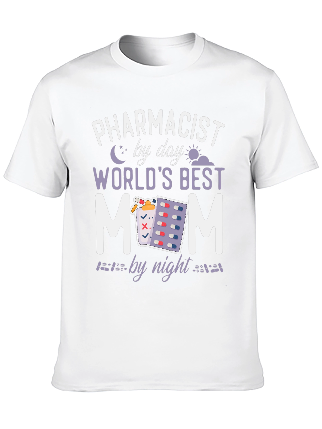 Pharmacist Mom T-Shirt: Day & Night