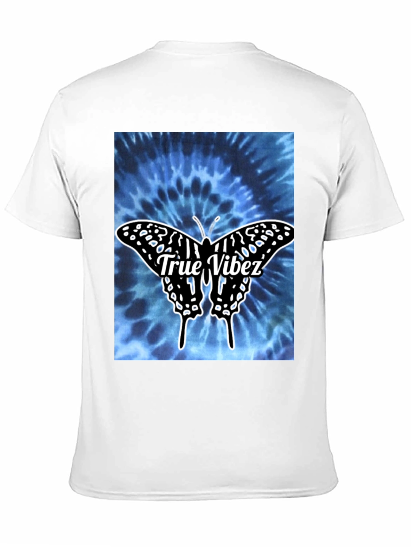 True Vibez Butterfly Tie-Dye Graphic Tee