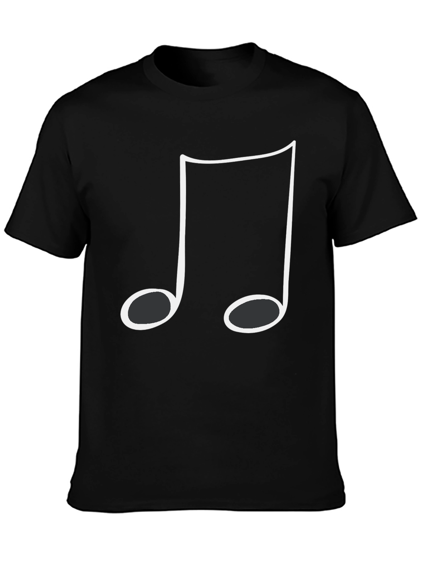Music Note Graphic T-Shirt - Casual Style