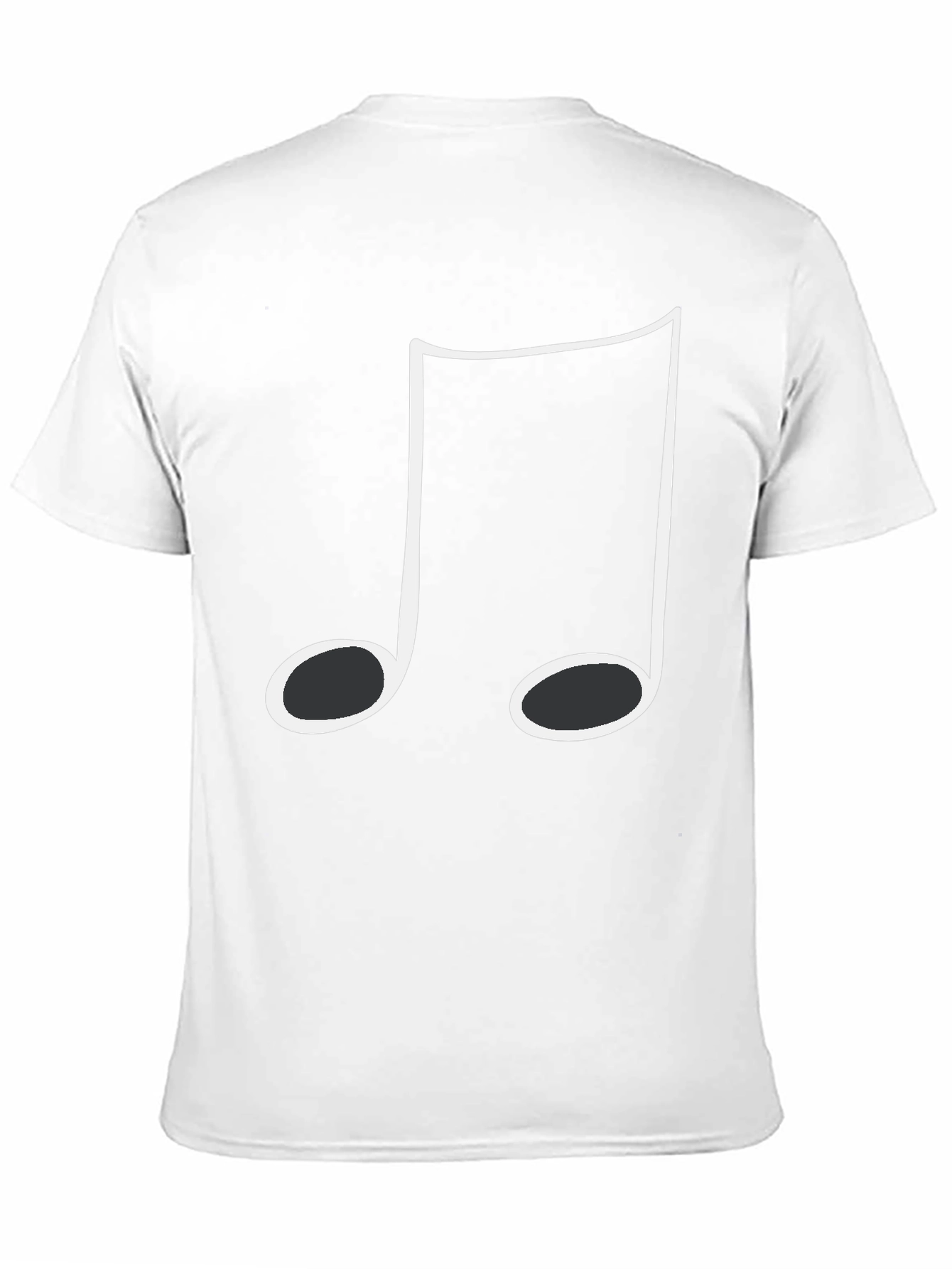 Music Note Graphic T-Shirt - Casual Style