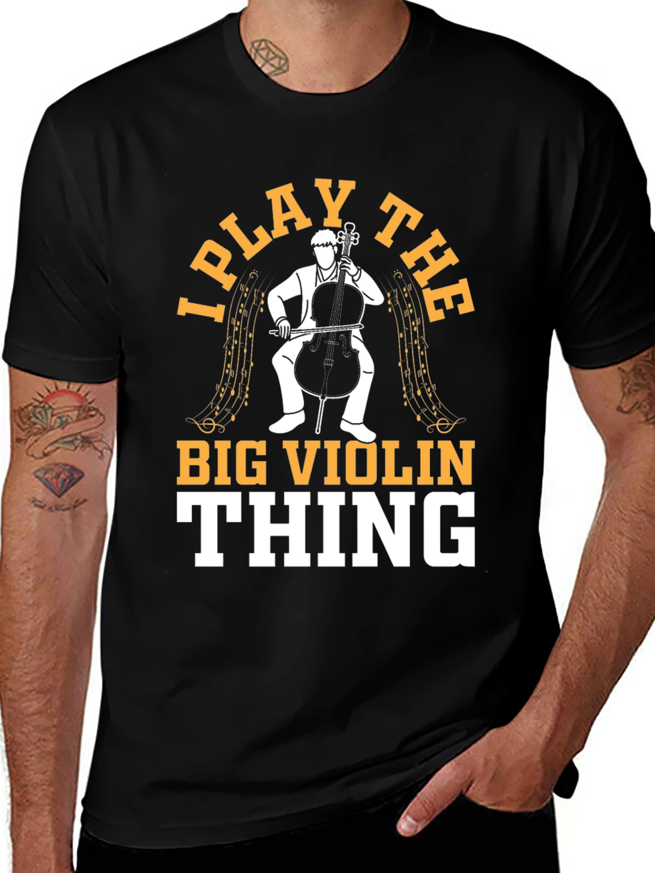 I Play The Big Violin Thing T-Shirt