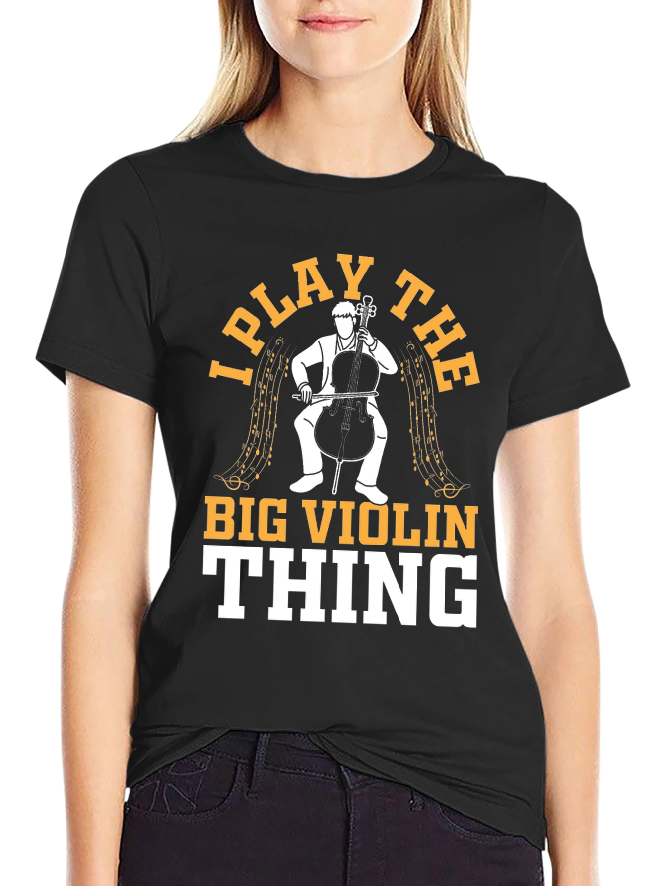 I Play The Big Violin Thing T-Shirt