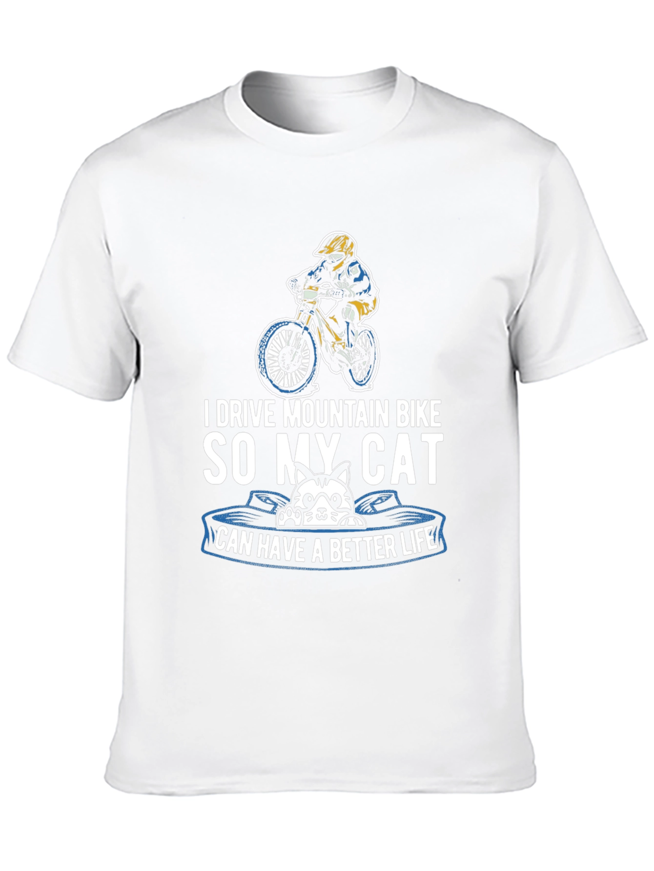 Mountain Bike Cat Lover T-Shirt