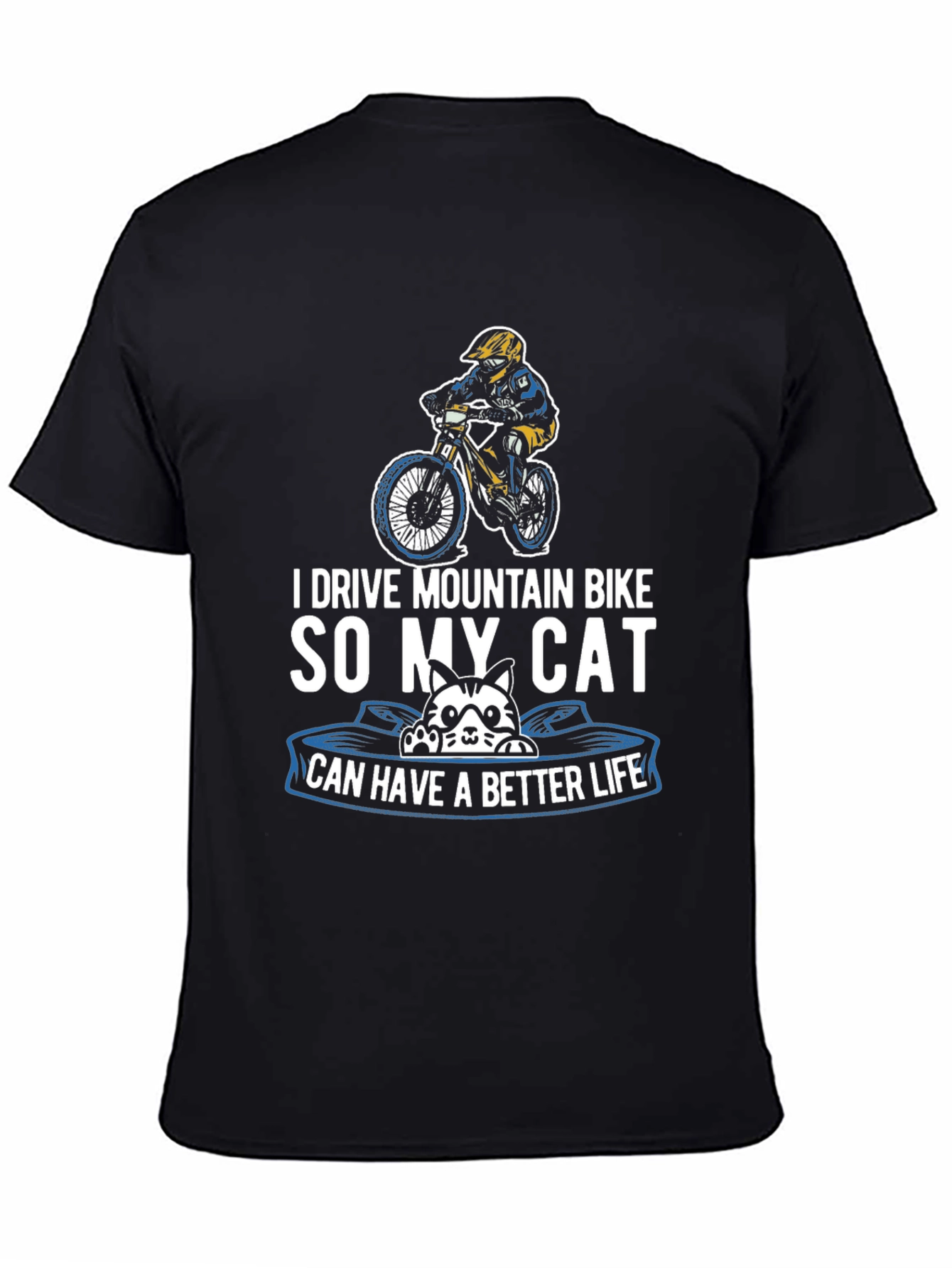 Mountain Bike Cat Lover T-Shirt