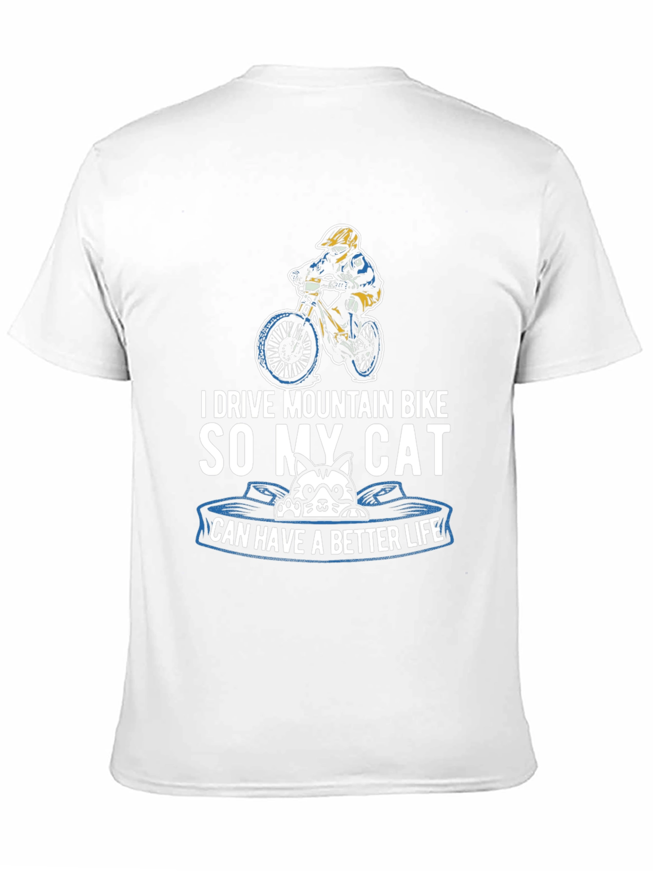 Mountain Bike Cat Lover T-Shirt